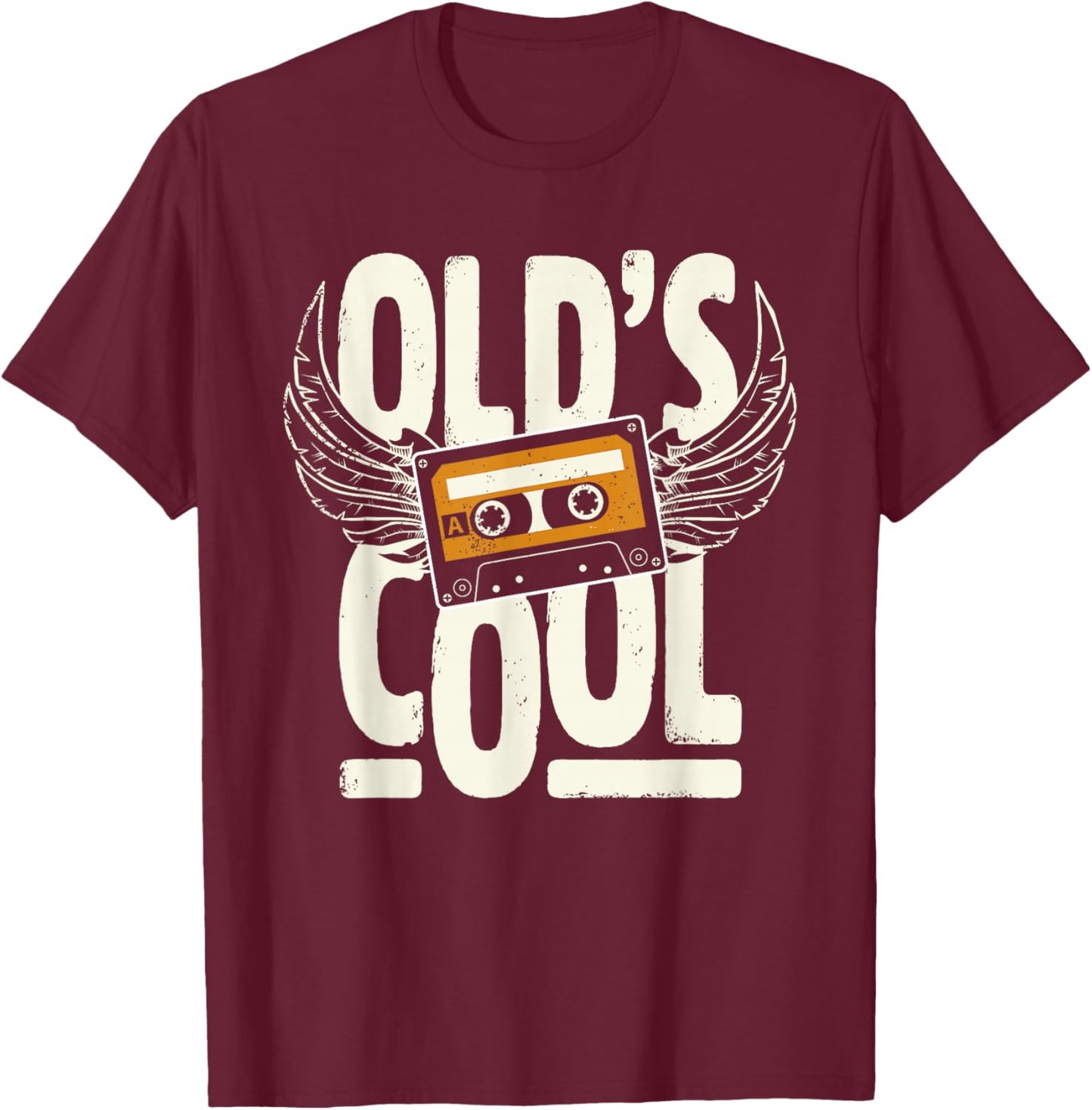 Old's Cool Old School T-Shirt - T-Shirt | Maroon