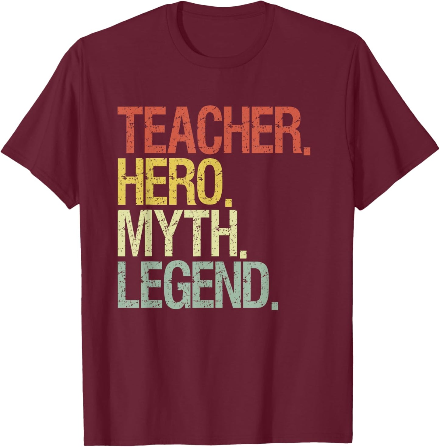 Teacher hero myth legend Women T-Shirt - T-Shirt | Maroon