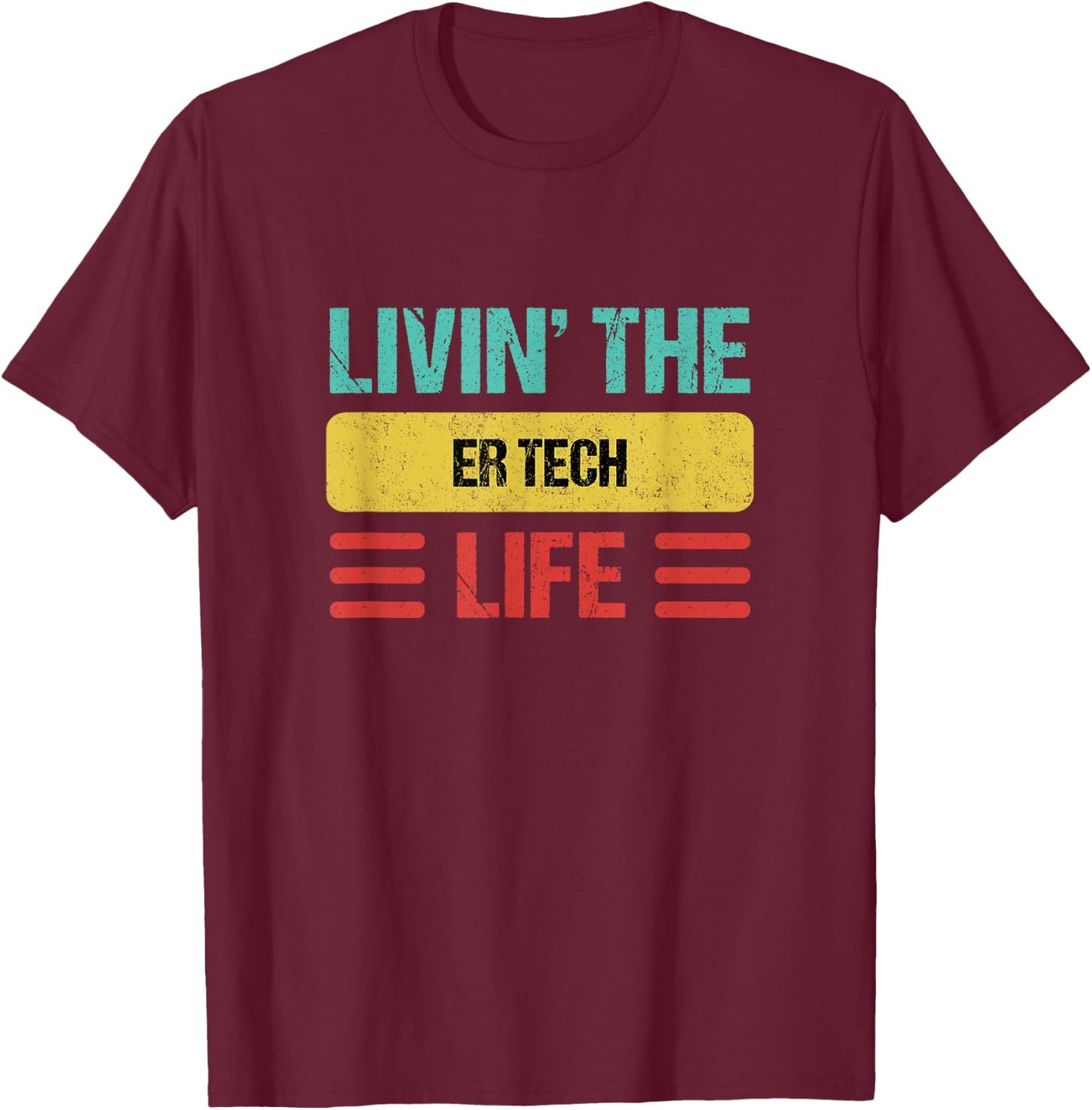 Er Tech T-Shirt - T-Shirt | Maroon
