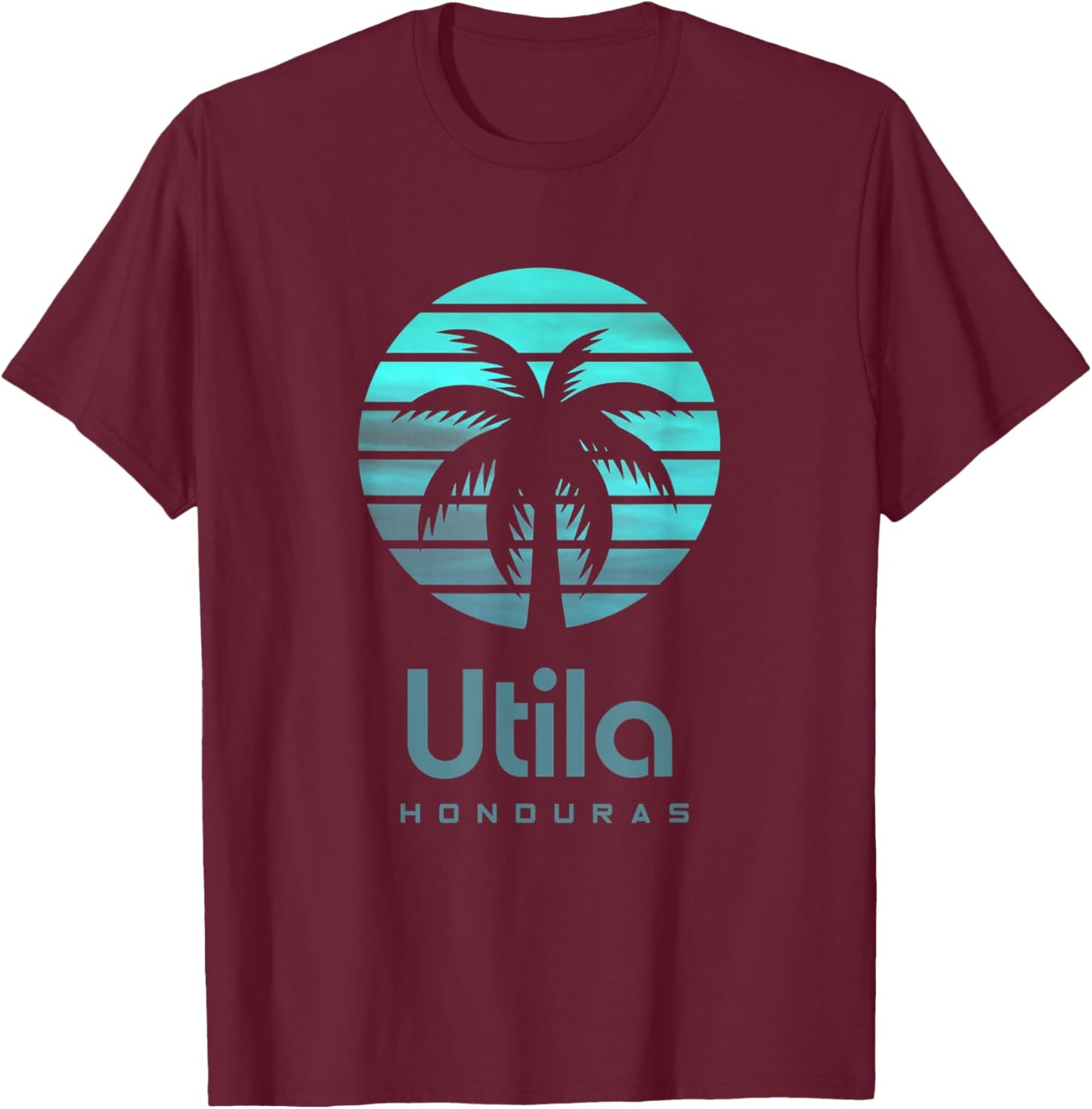 Utila Honduras T-Shirt - T-Shirt | Maroon