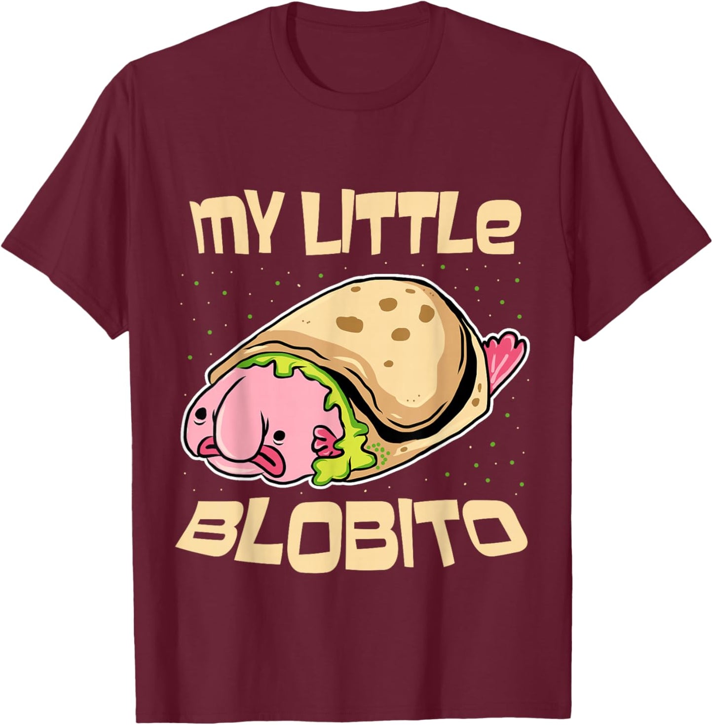 Blobfish T-Shirt - T-Shirt | Maroon