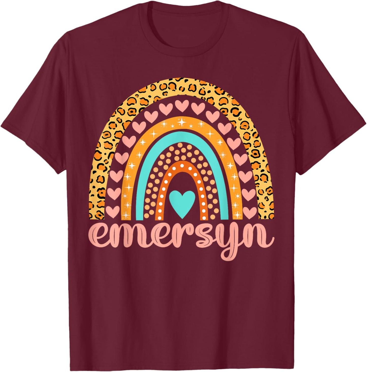 Emersyn Emersyn Name Birthday Shirt Gift T-Shirt - T-Shirt | Maroon