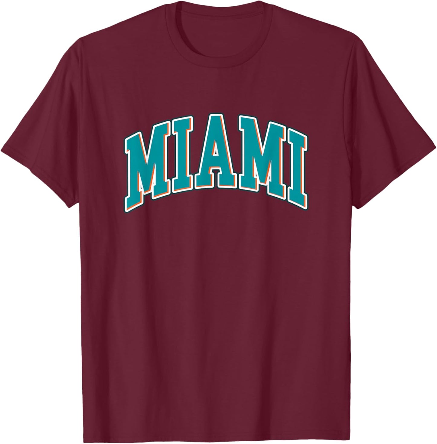 Miami - Hometown Pride - Throwback Design - Classic T-Shirt - T-Shirt | Maroon