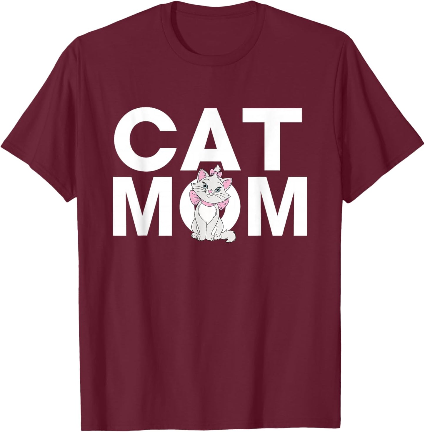 Disney The Aristocats Marie Cat Mom Small T-Shirt - T-Shirt | Maroon