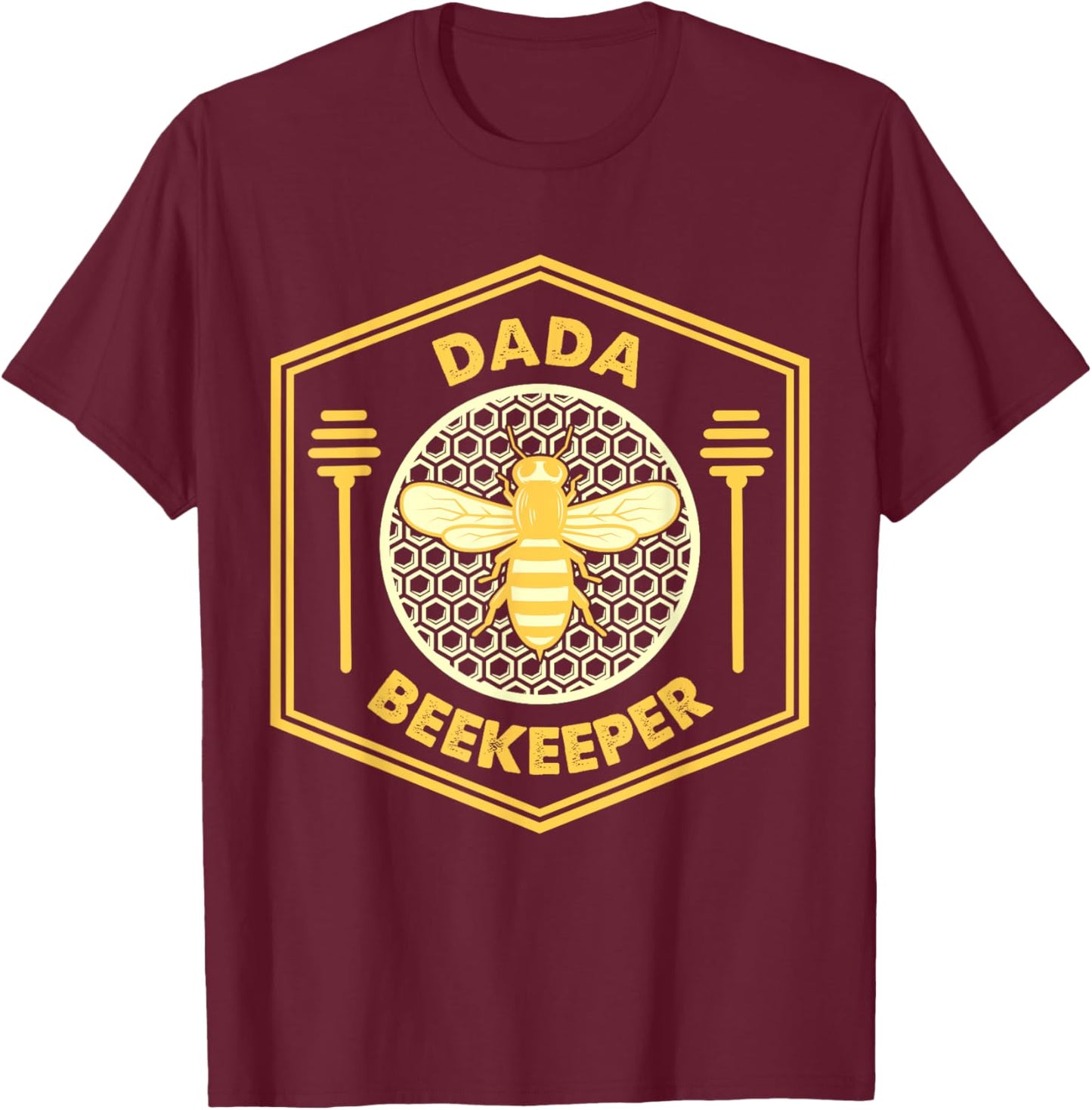 Dada Beekeeper Beekeeping Bee Lovers T-Shirt - T-Shirt | Maroon