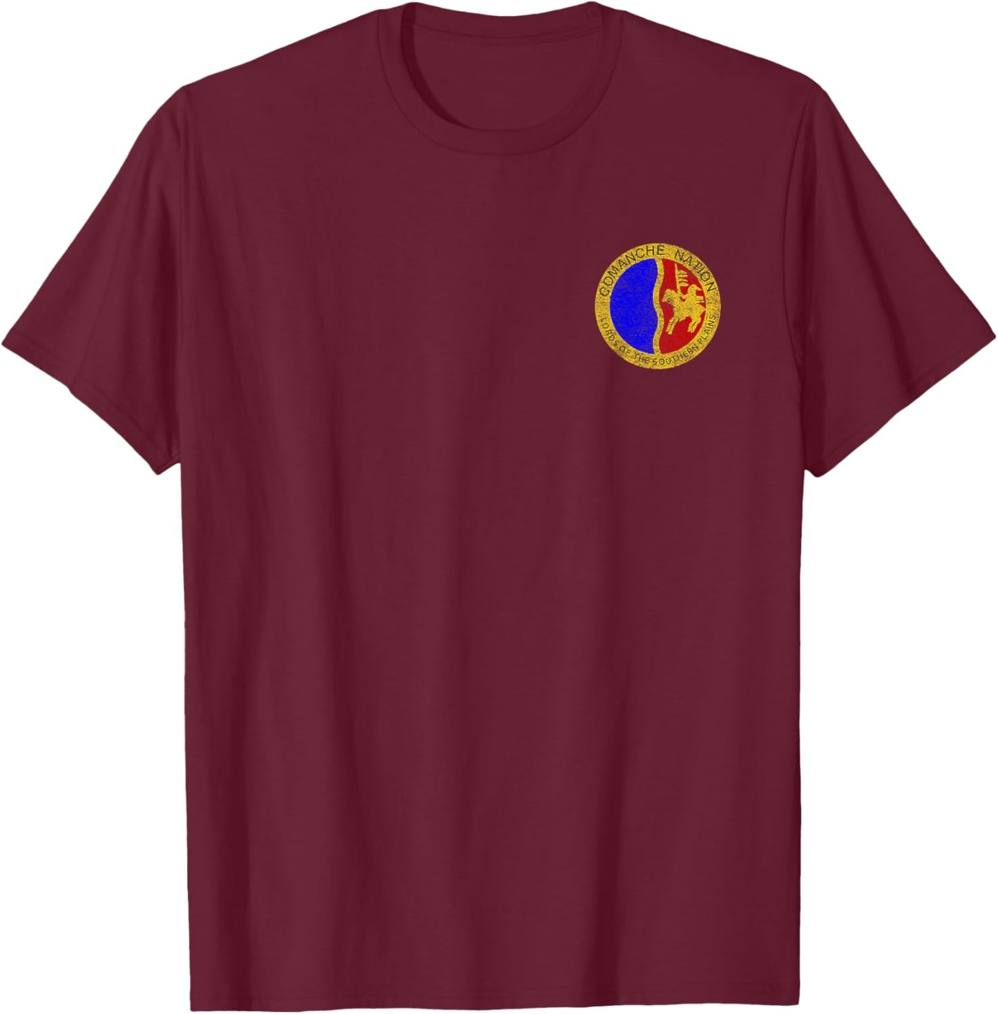 Comanche Nation T-Shirt - T-Shirt | Maroon