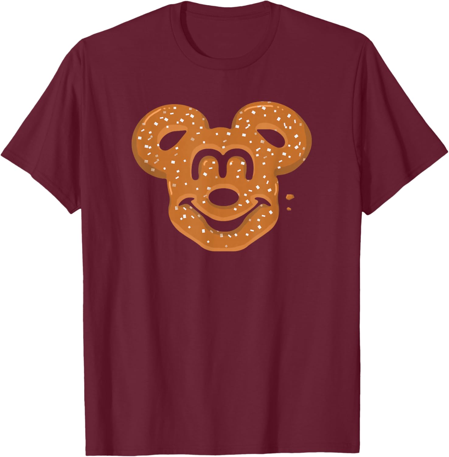 Mouse Pretzel is The Best Gift Your Theme Park Trip T-Shirt - T-Shirt | Maroon