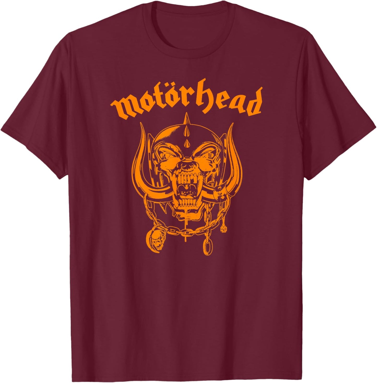 Motörhead – Orange Warpig Halloween T-Shirt - T-Shirt | Maroon