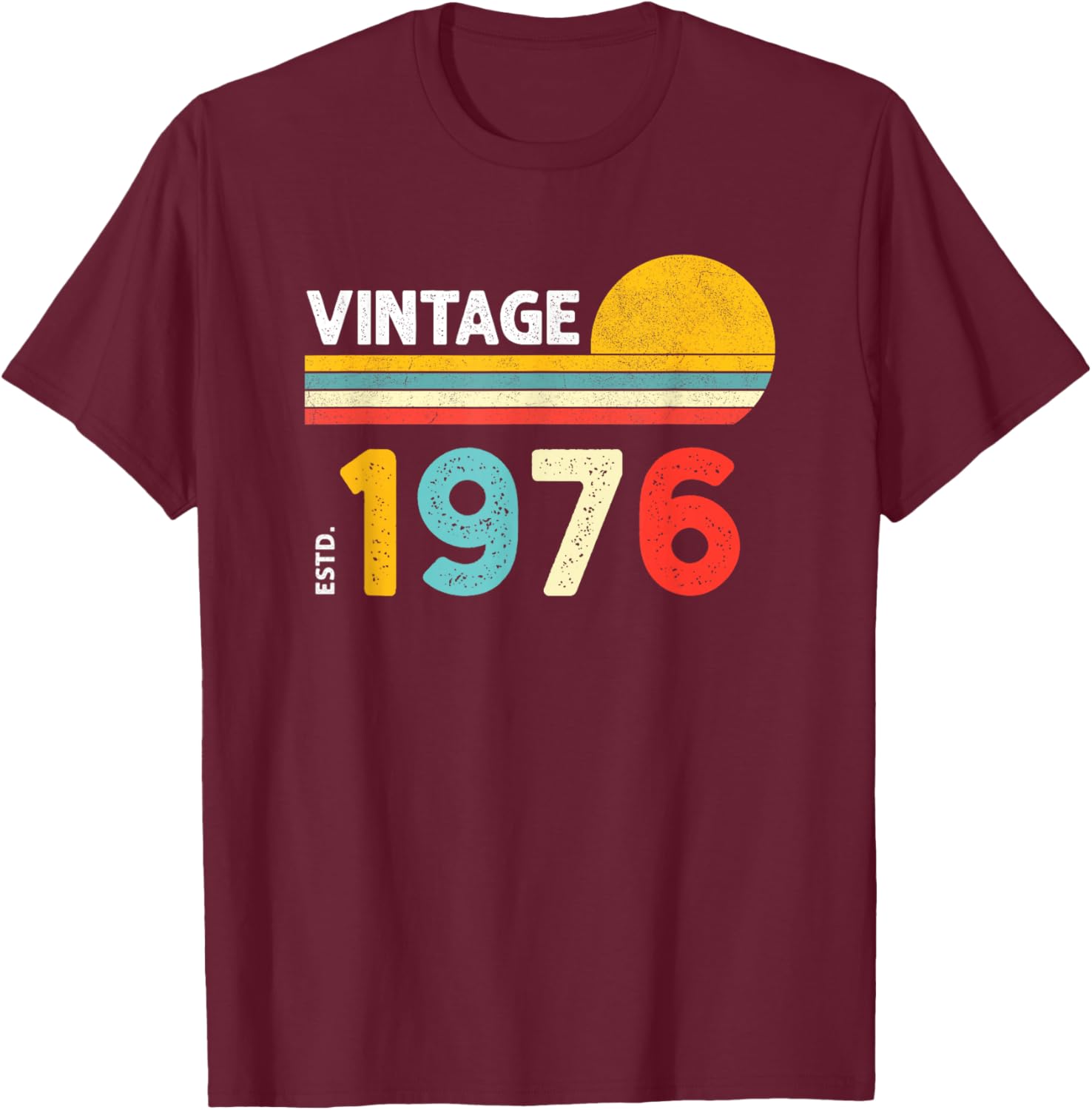 Vintage 1976 T-Shirt - T-Shirt | Maroon