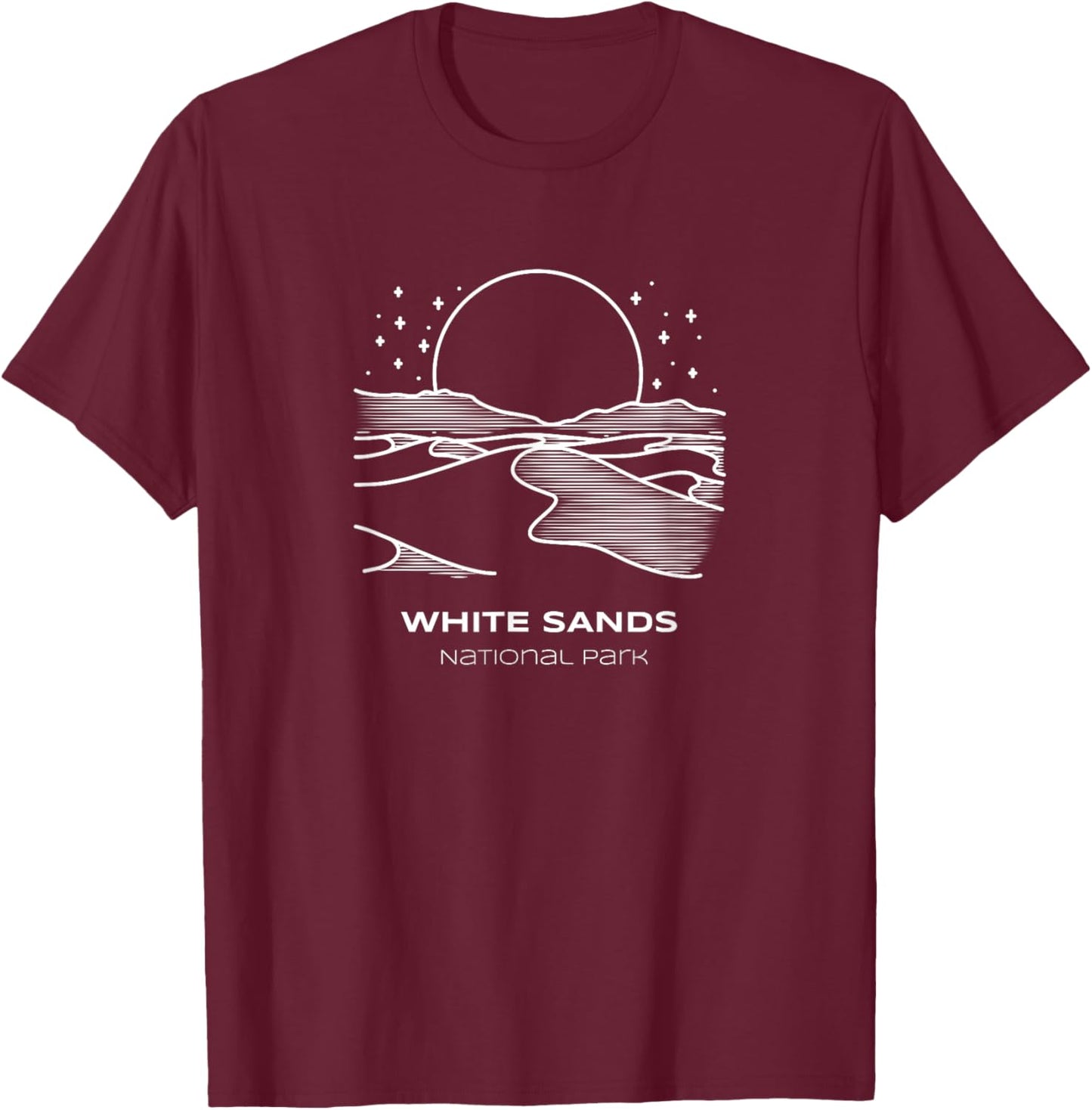 Best White Sands National Park Hike T-Shirt - T-Shirt | Maroon
