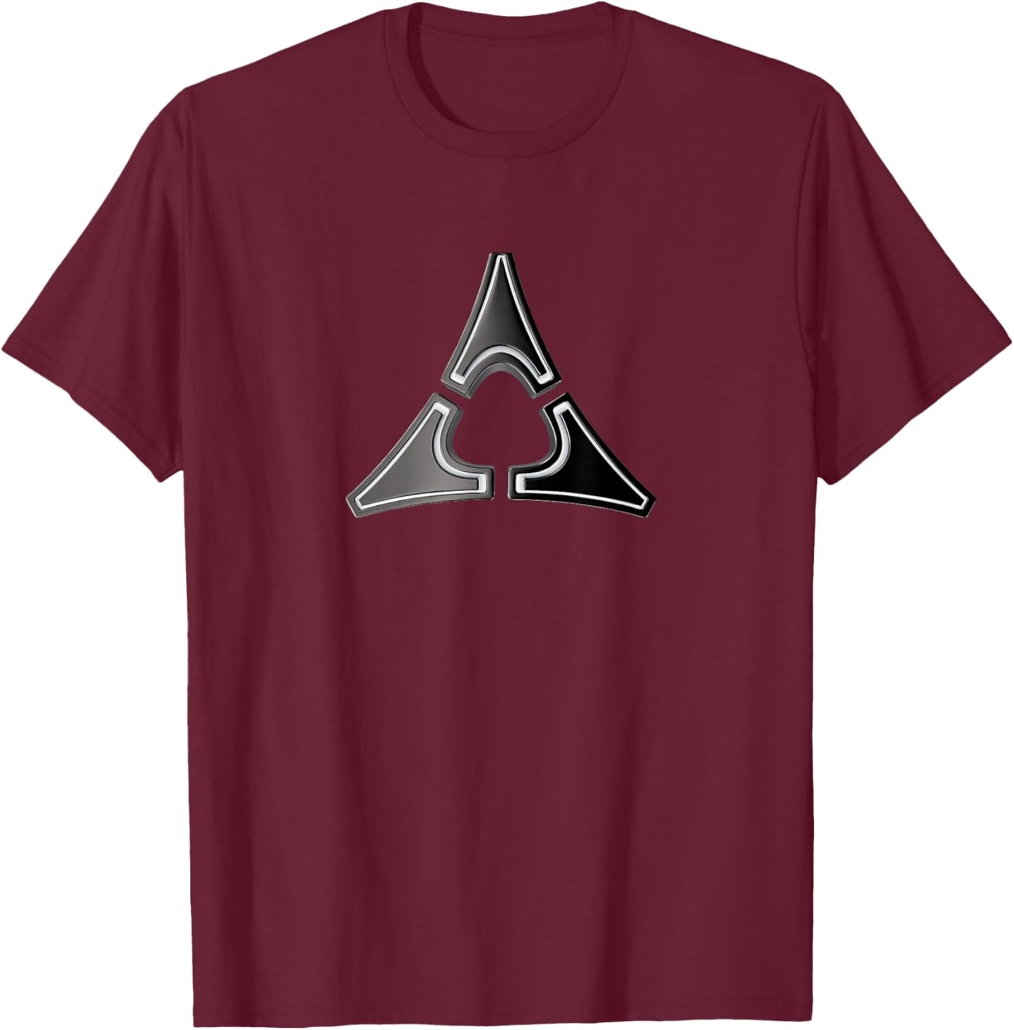 Dodge Electrification Fratzog Logo White T-Shirt - T-Shirt | Maroon