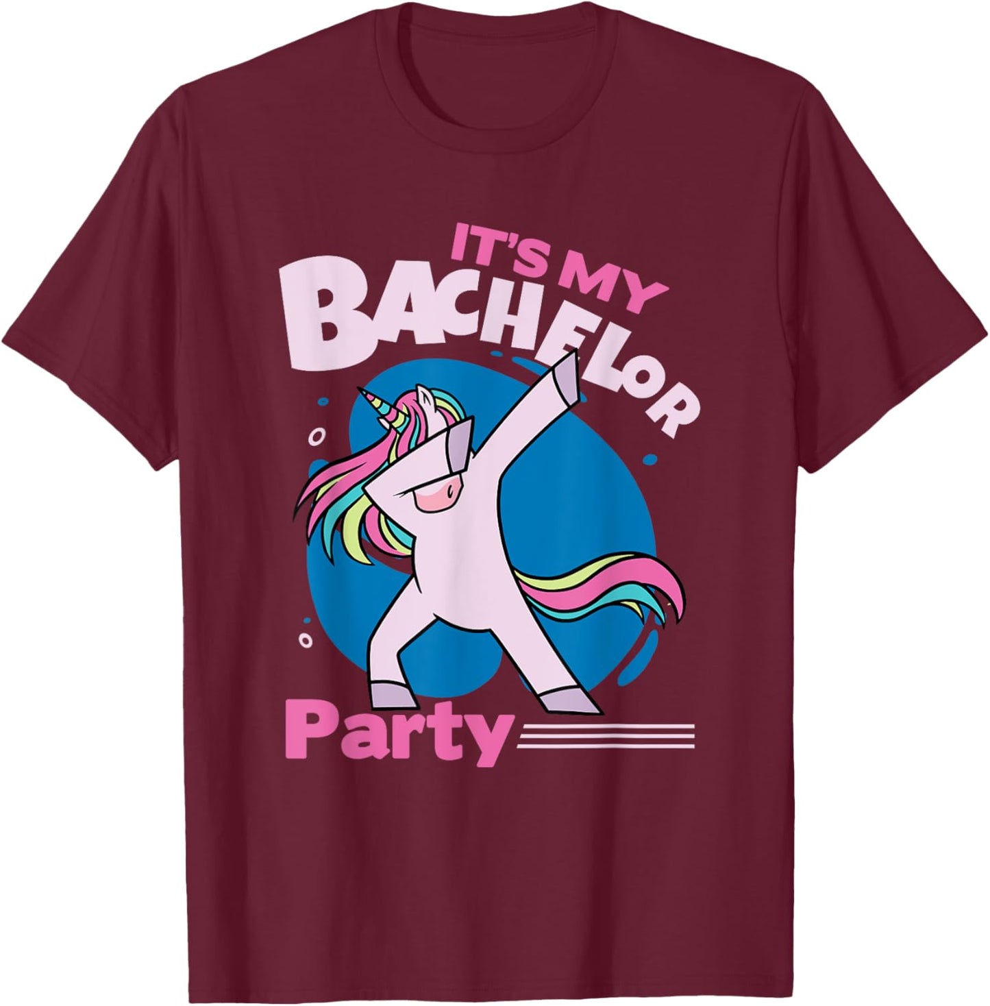It's My Bachelor Party Naughty Funny Groom T-Shirt - T-Shirt | Maroon