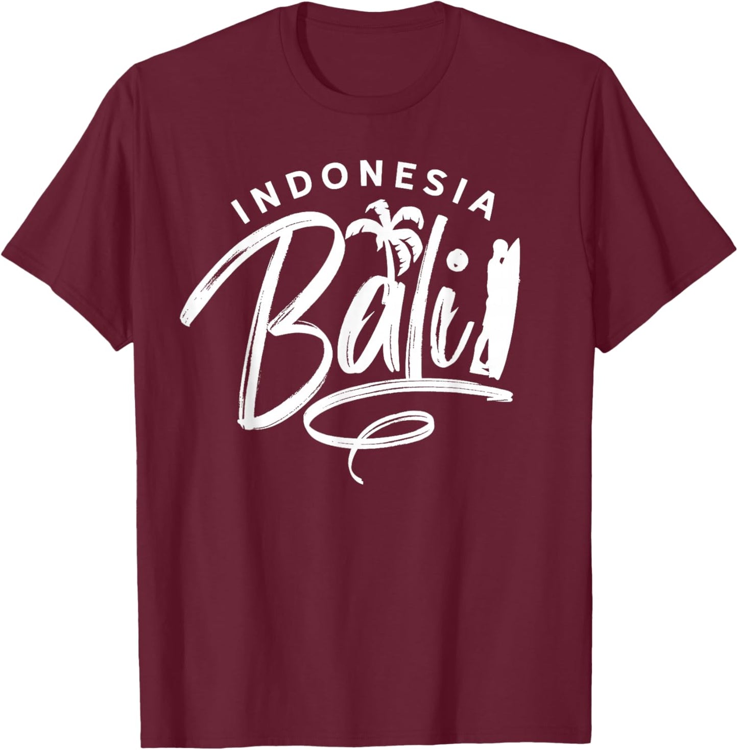 Indonesia Bali Holiday Summer T-Shirt - T-Shirt | Maroon
