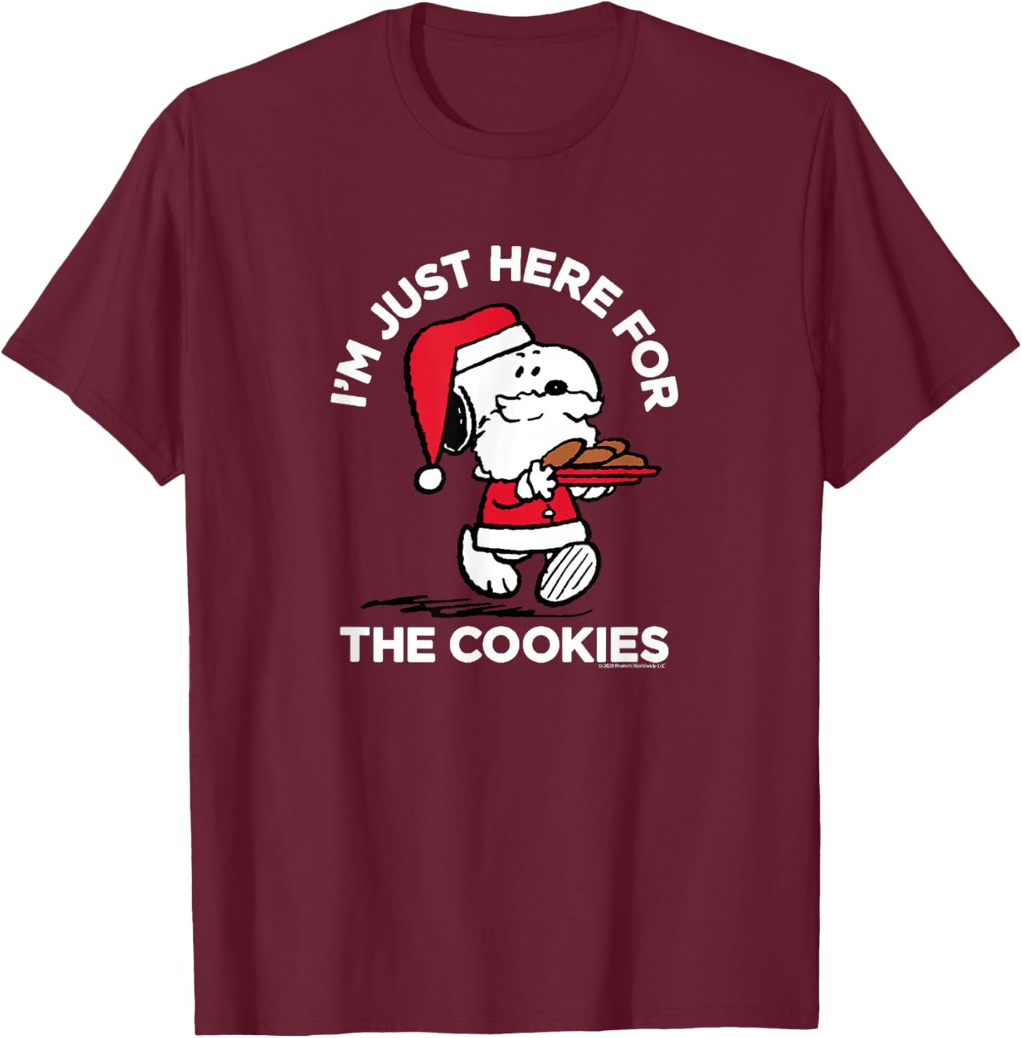 Peanuts - The Cookies T-Shirt - T-Shirt | Maroon