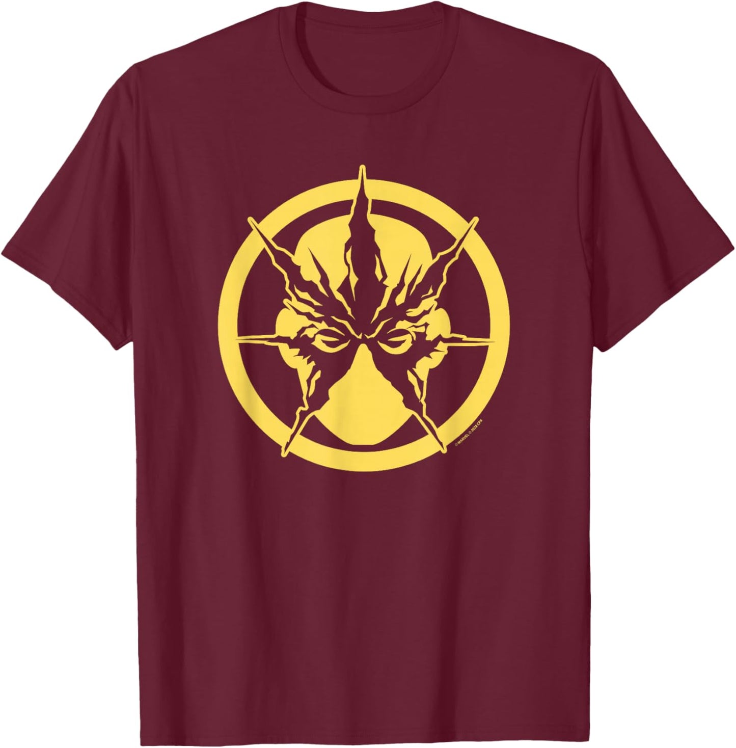 Marvel Spider-Man No Way Home Electro Logo T-Shirt - T-Shirt | Maroon