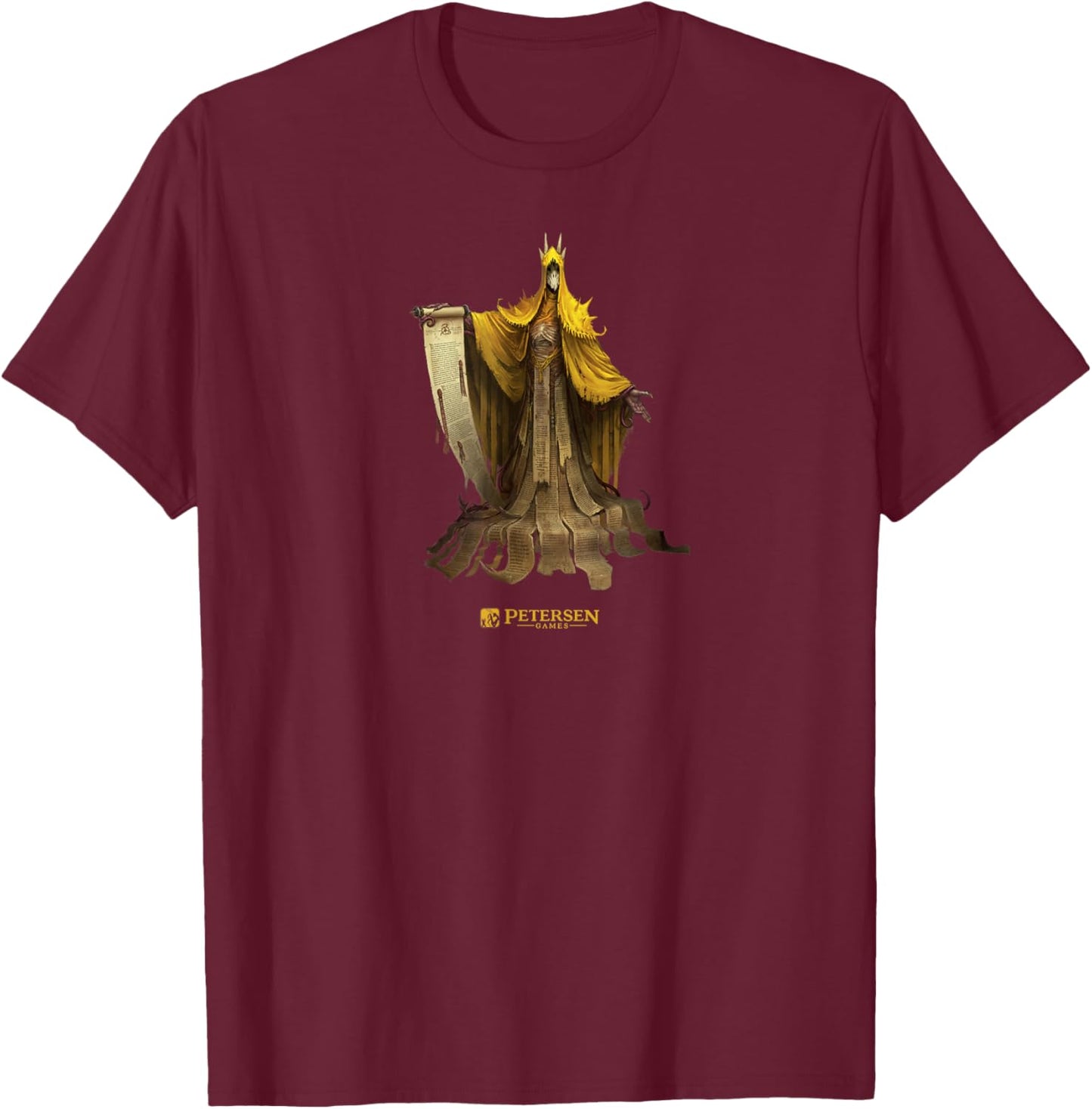 The King in Yellow: Cthulhu Wars (Lovecraft) T-Shirt - T-Shirt | Maroon