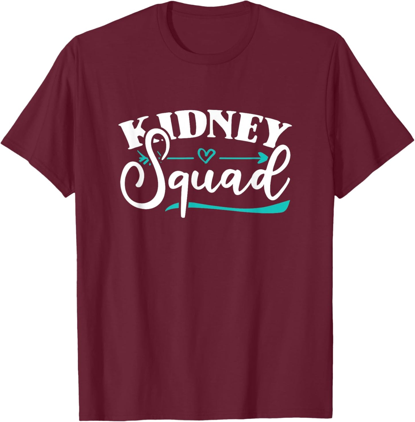 Kidney Squad Nephrology Nurse Dialysis Technician T-Shirt - T-Shirt | Maroon