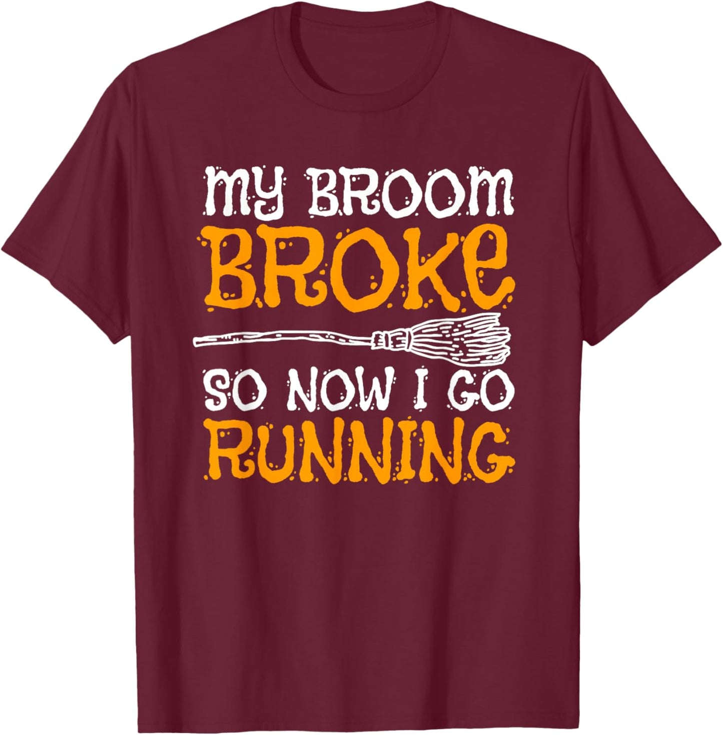 Funny Witch Costume T-Shirt - T-Shirt | Maroon