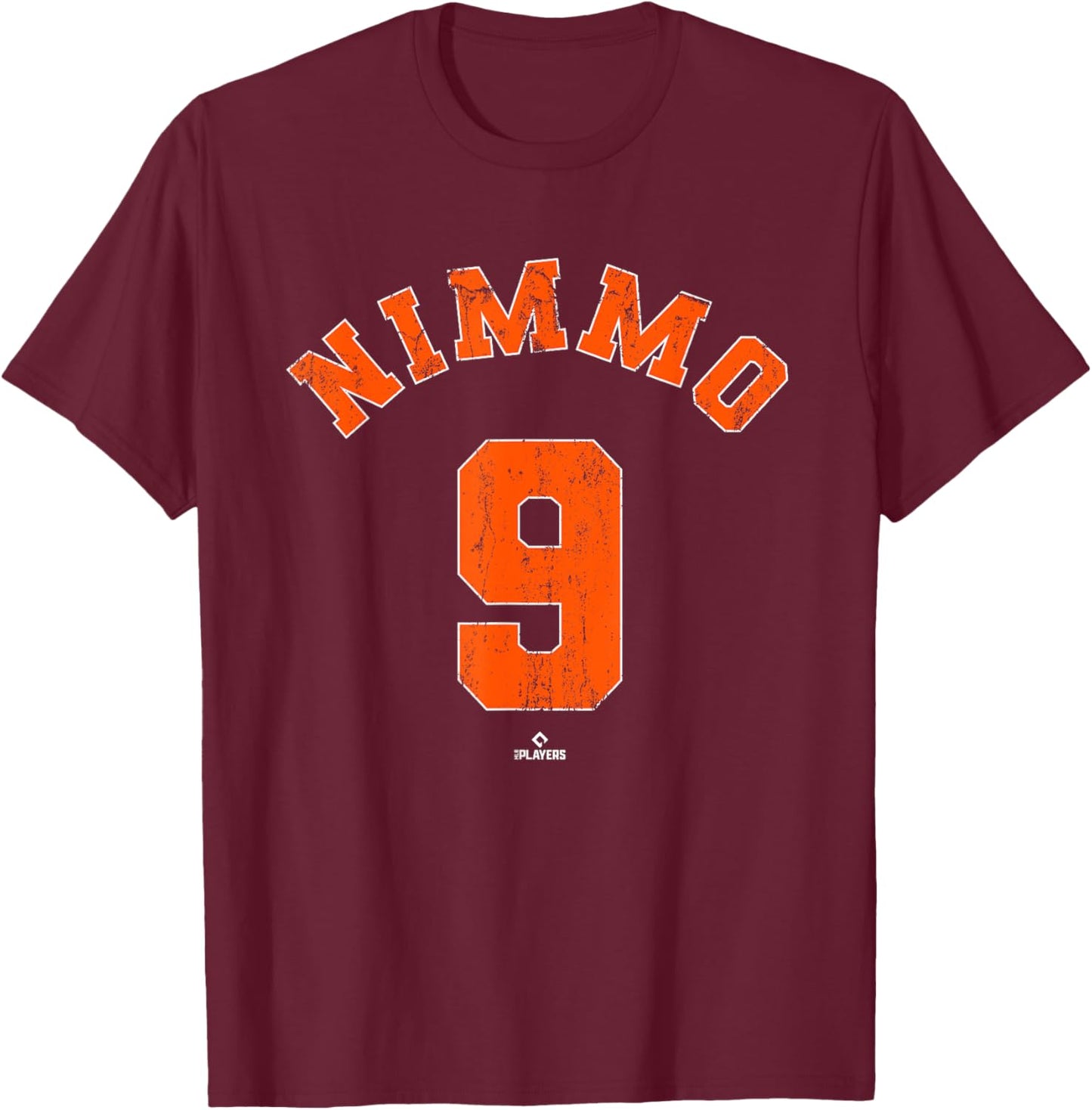 Brandon Nimmo MLBPA New York Baseball Player Tater T-Shirt - T-Shirt | Maroon