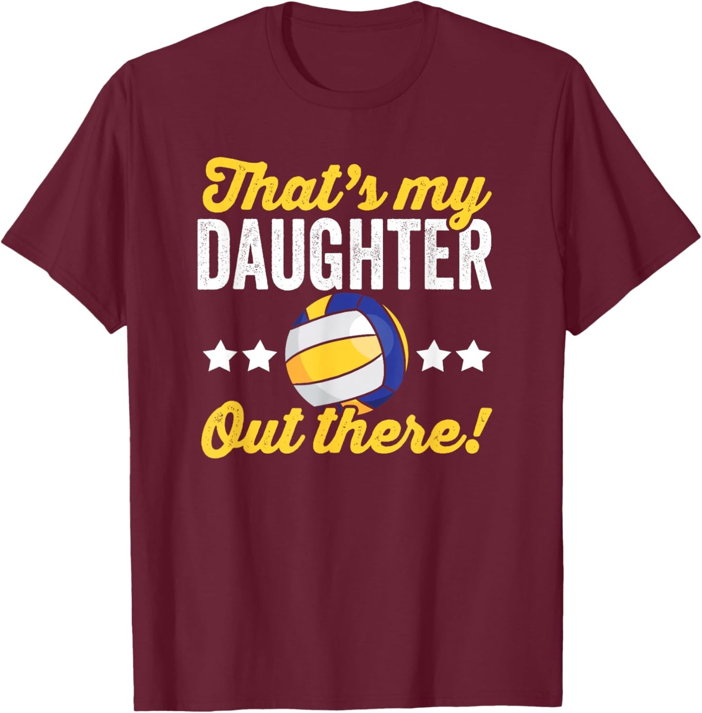 Volleyball Mom Volleyball Player Volleyball Mothers Day T-Shirt - T-Shirt | Maroon