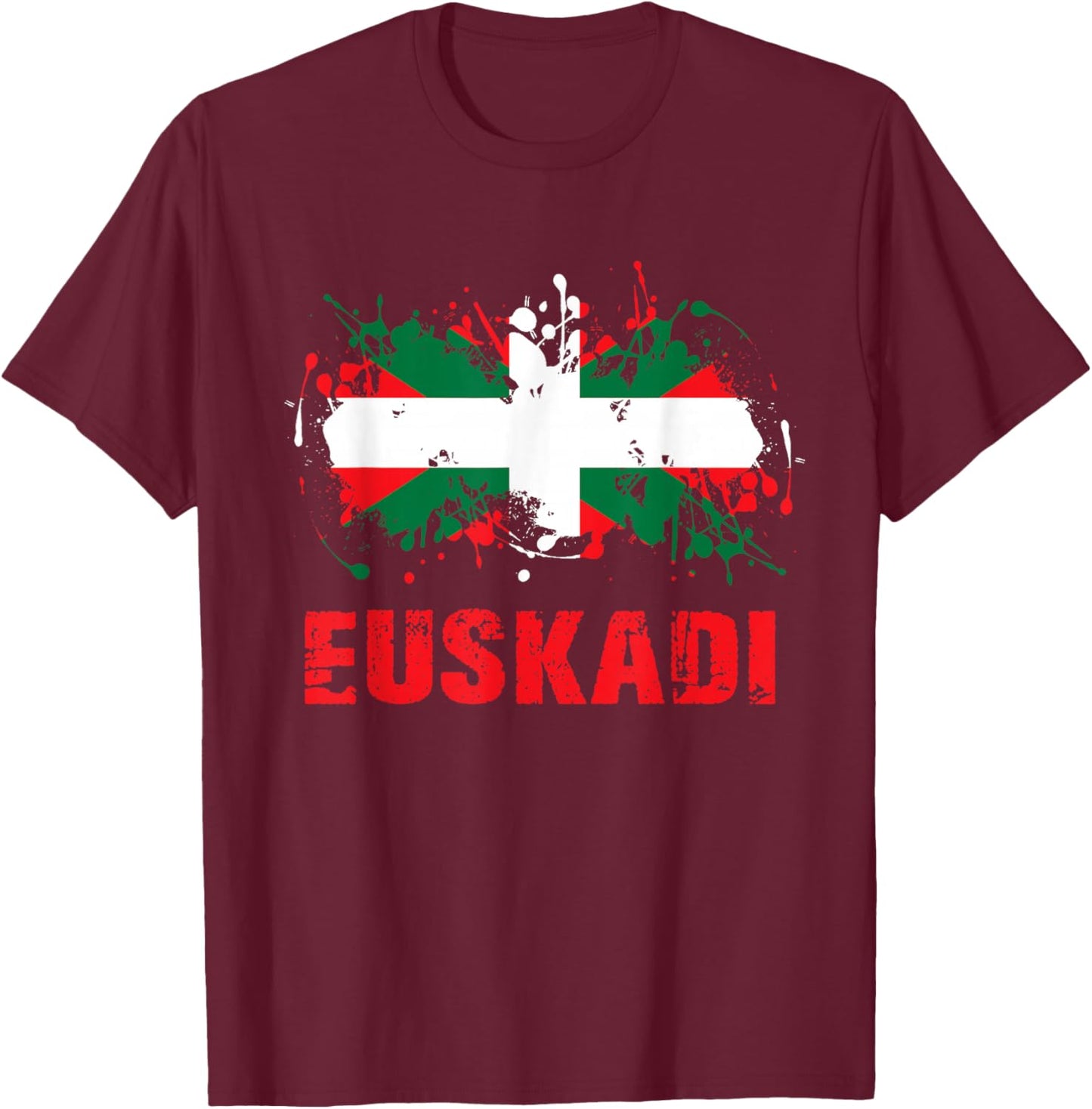 Basque Country and Euskadi for Basque Country Enthusiasts T-Shirt - T-Shirt | Maroon