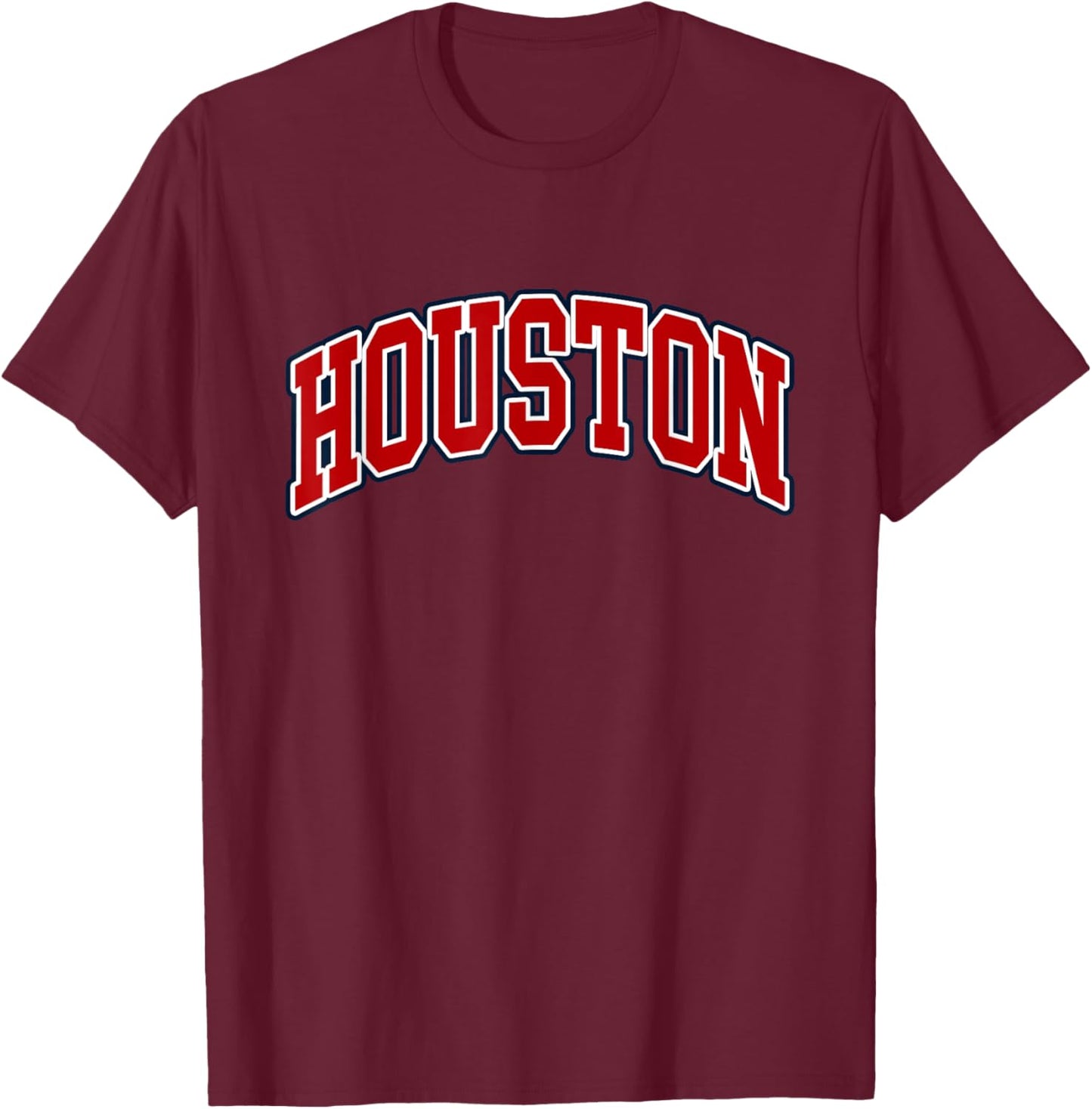 Houston - Throwback Design H-Town - Classic T-Shirt - T-Shirt | Maroon