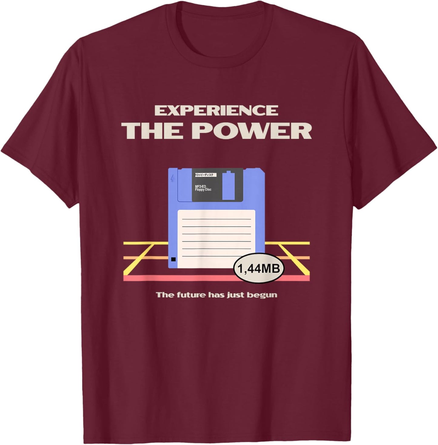 Old School PC Computer Floppy PC T-Shirt - T-Shirt | Maroon
