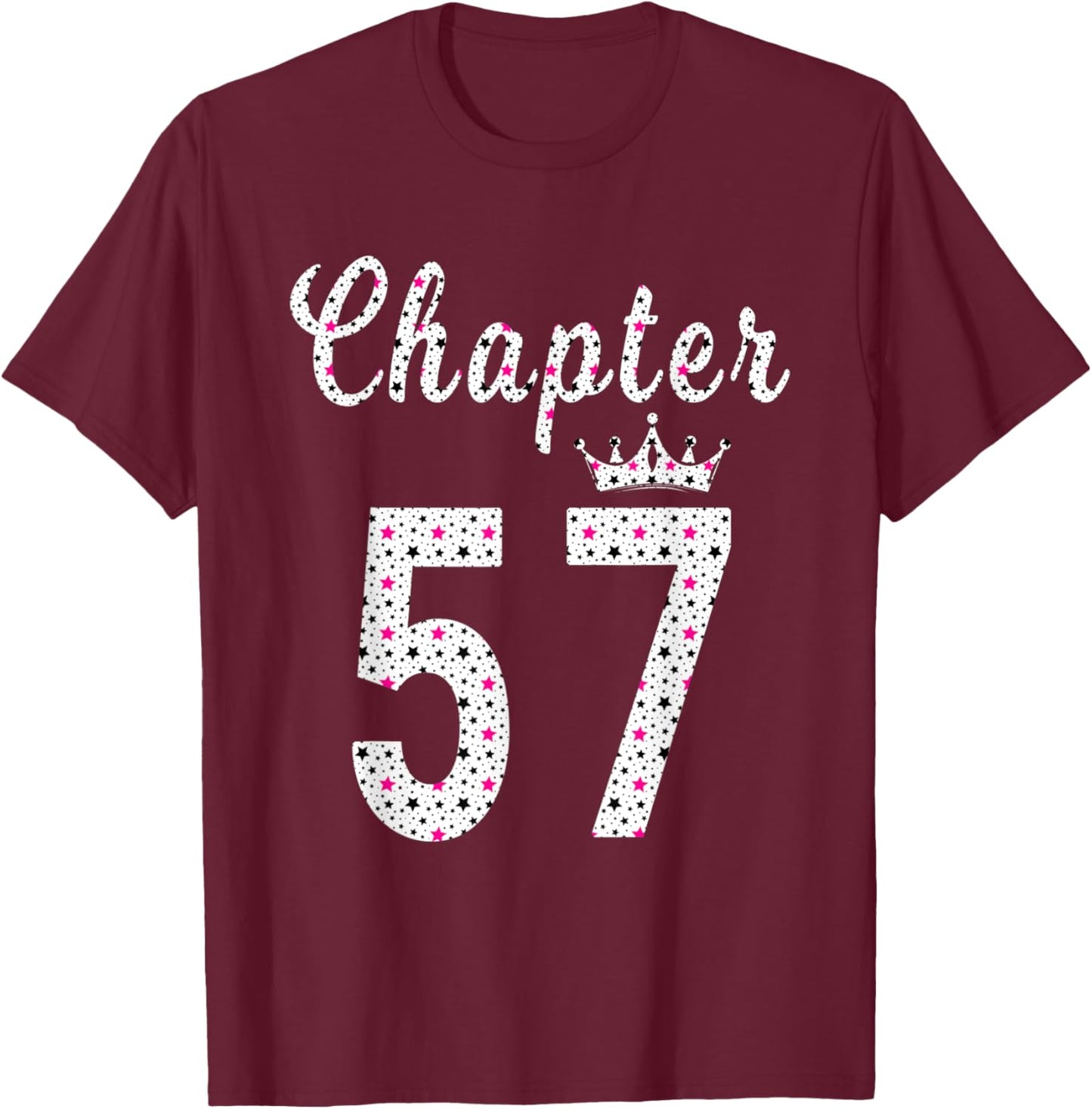 57th Birthday T-Shirt - T-Shirt | Maroon
