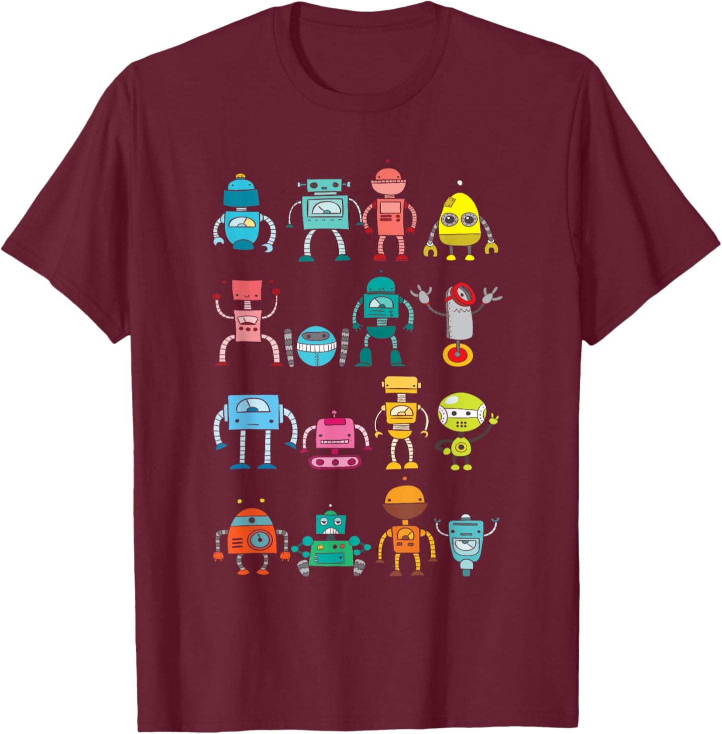 Funny Robotics Shirts - Robot Lover Robotics Engineer Engineering T-Shirt - T-Shirt | Maroon