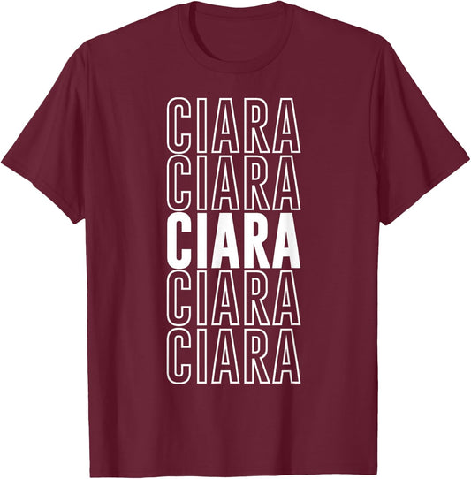 Ciara T-Shirt - T-Shirt | Maroon