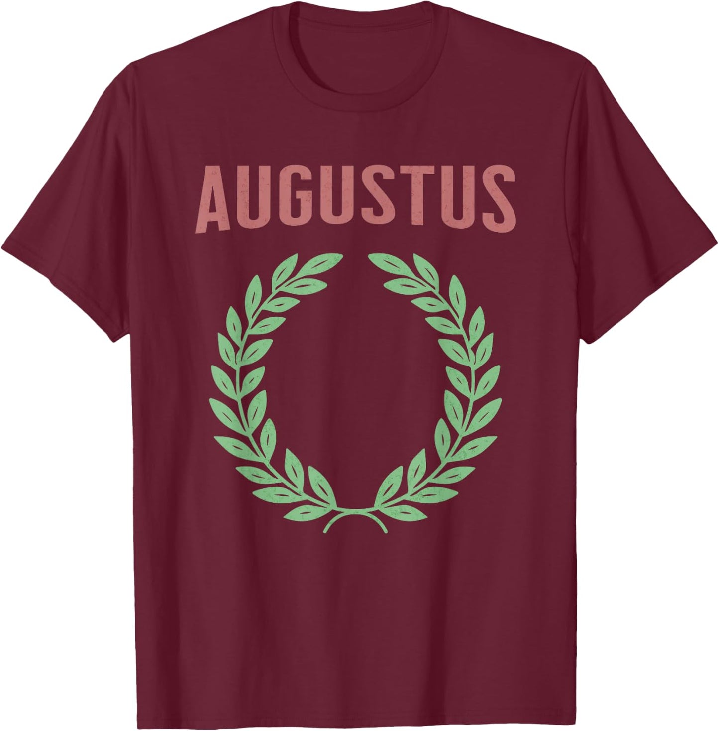 Augustus Roman Emperor Ancient Rome T-Shirt - T-Shirt | Maroon
