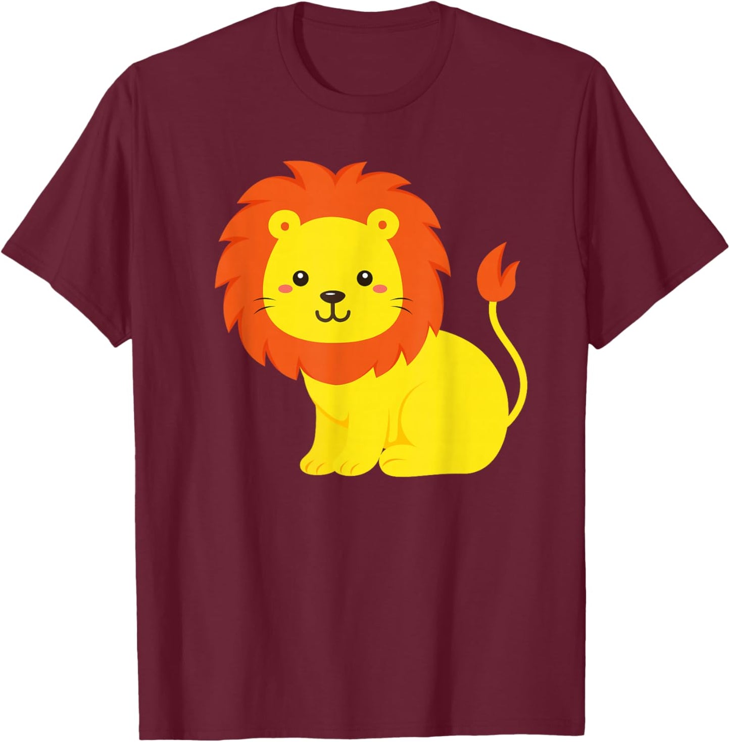 Lion Cub - Lion Baby - Little Lion - Lions T-Shirt - T-Shirt | Maroon