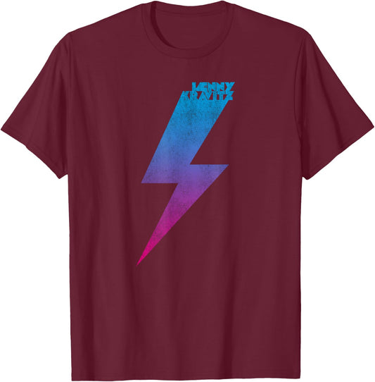 Lenny Kravitz - Blue Bolt Amazon Exclusive T-Shirt - T-Shirt | Maroon