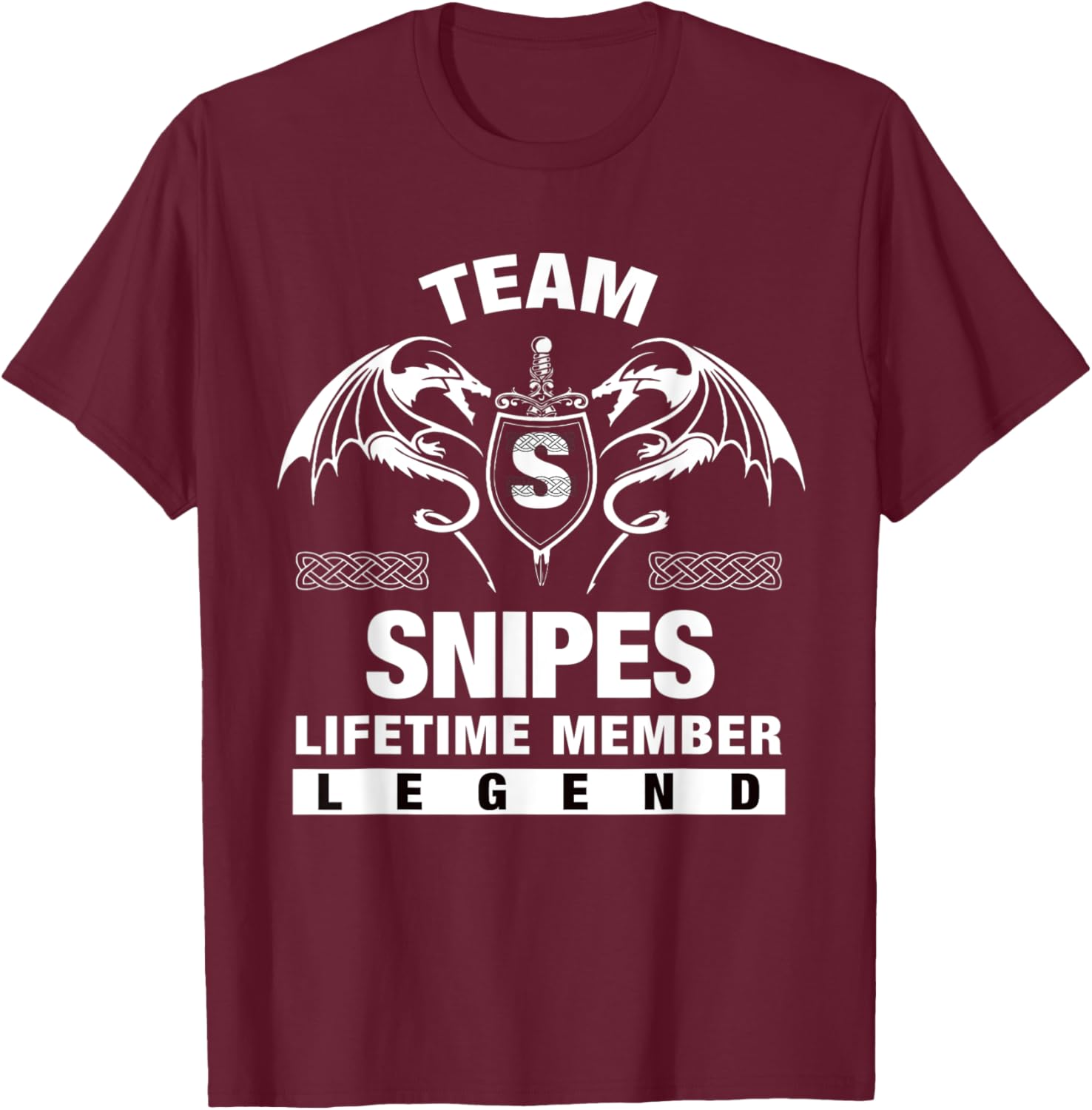 Team SNIPES Lifetime Member Gifts T-Shirt - T-Shirt | Maroon