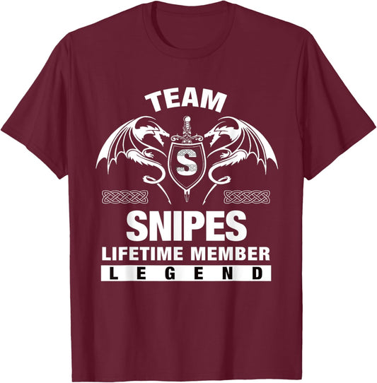 Team SNIPES Lifetime Member Gifts T-Shirt - T-Shirt | Maroon