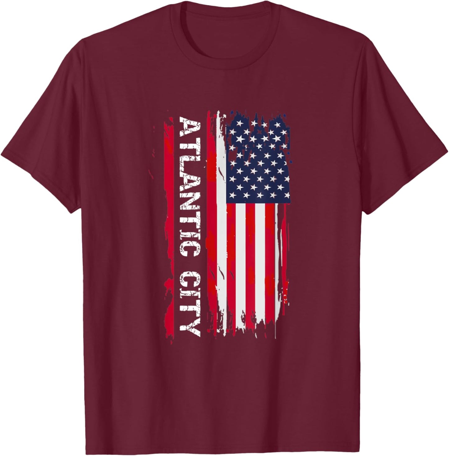 Atlantic City T-Shirt - T-Shirt | Maroon
