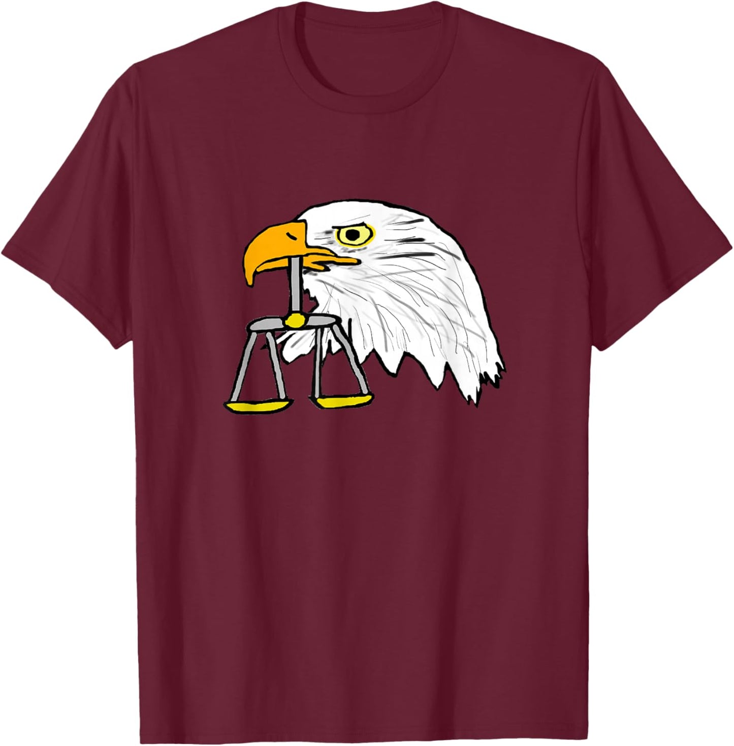 Legal Eagle T-Shirt - T-Shirt | Maroon