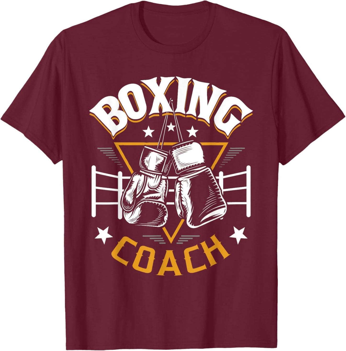 Boxing Coach - Kickboxing Kickboxer Gym Boxer T-Shirt - T-Shirt | Maroon