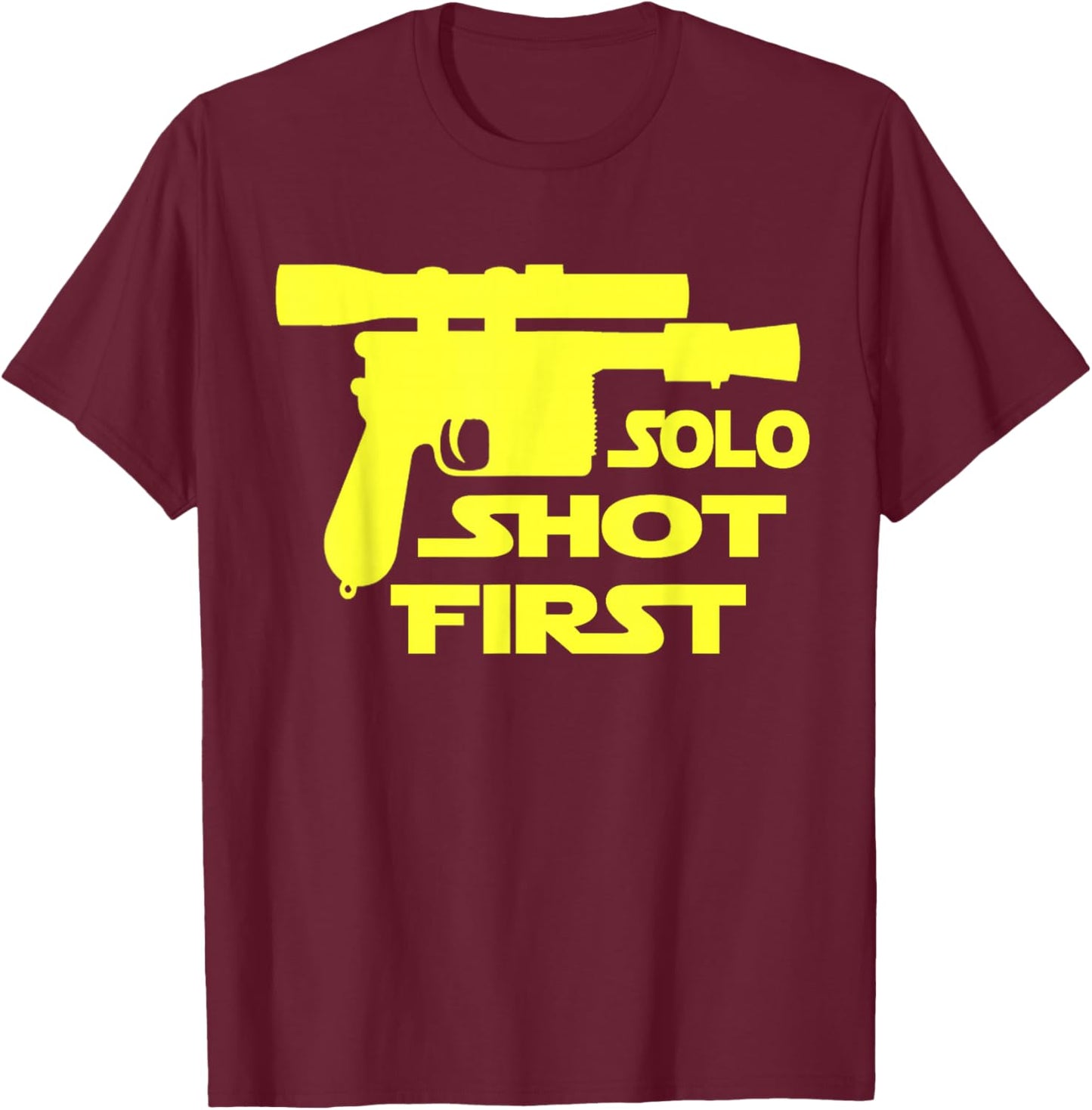 Solo Shot First T-Shirt - T-Shirt | Maroon