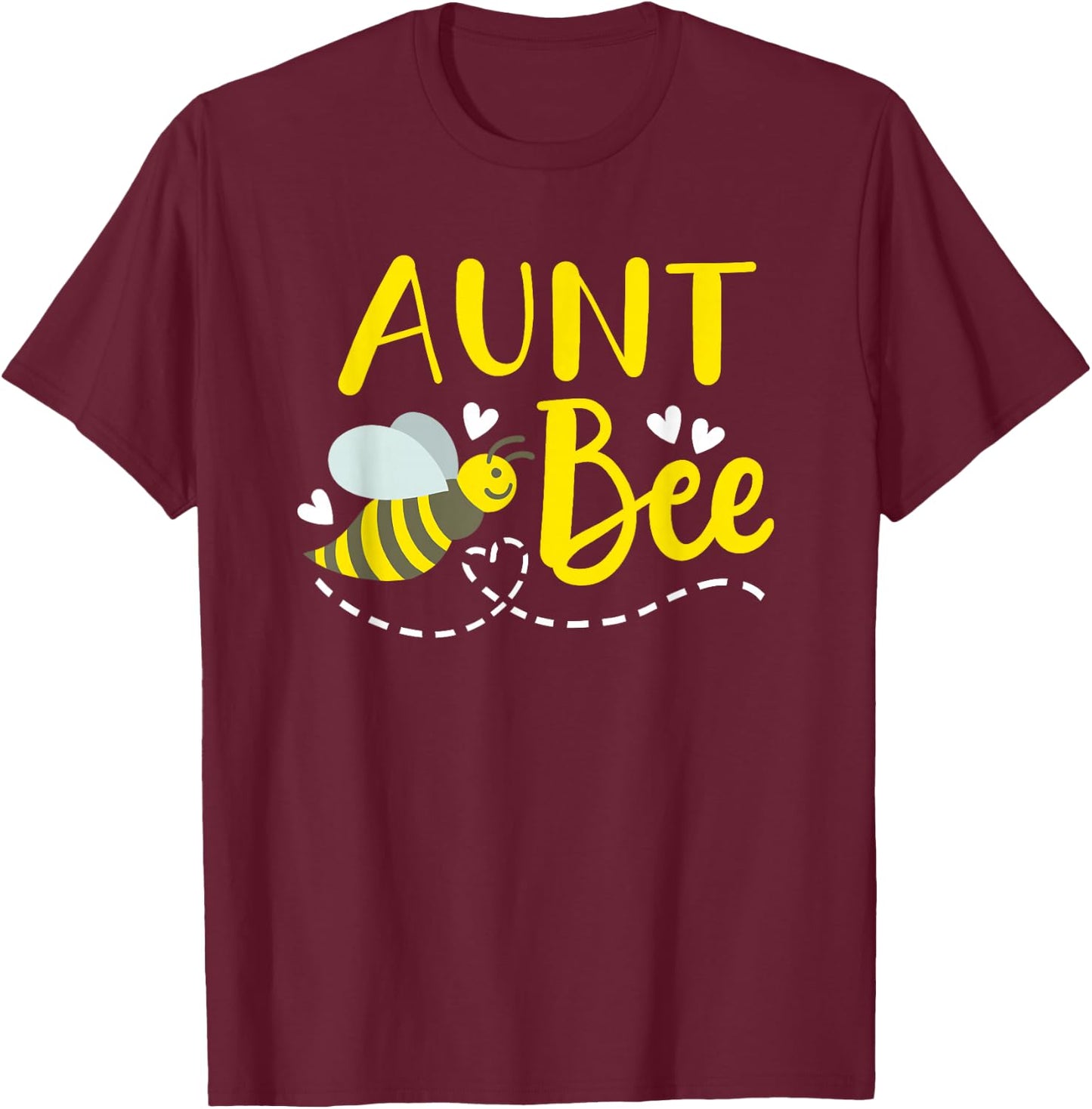 Aunt Bee Cute Beekeeping Birthday Party Matching Family T-Shirt - T-Shirt | Maroon