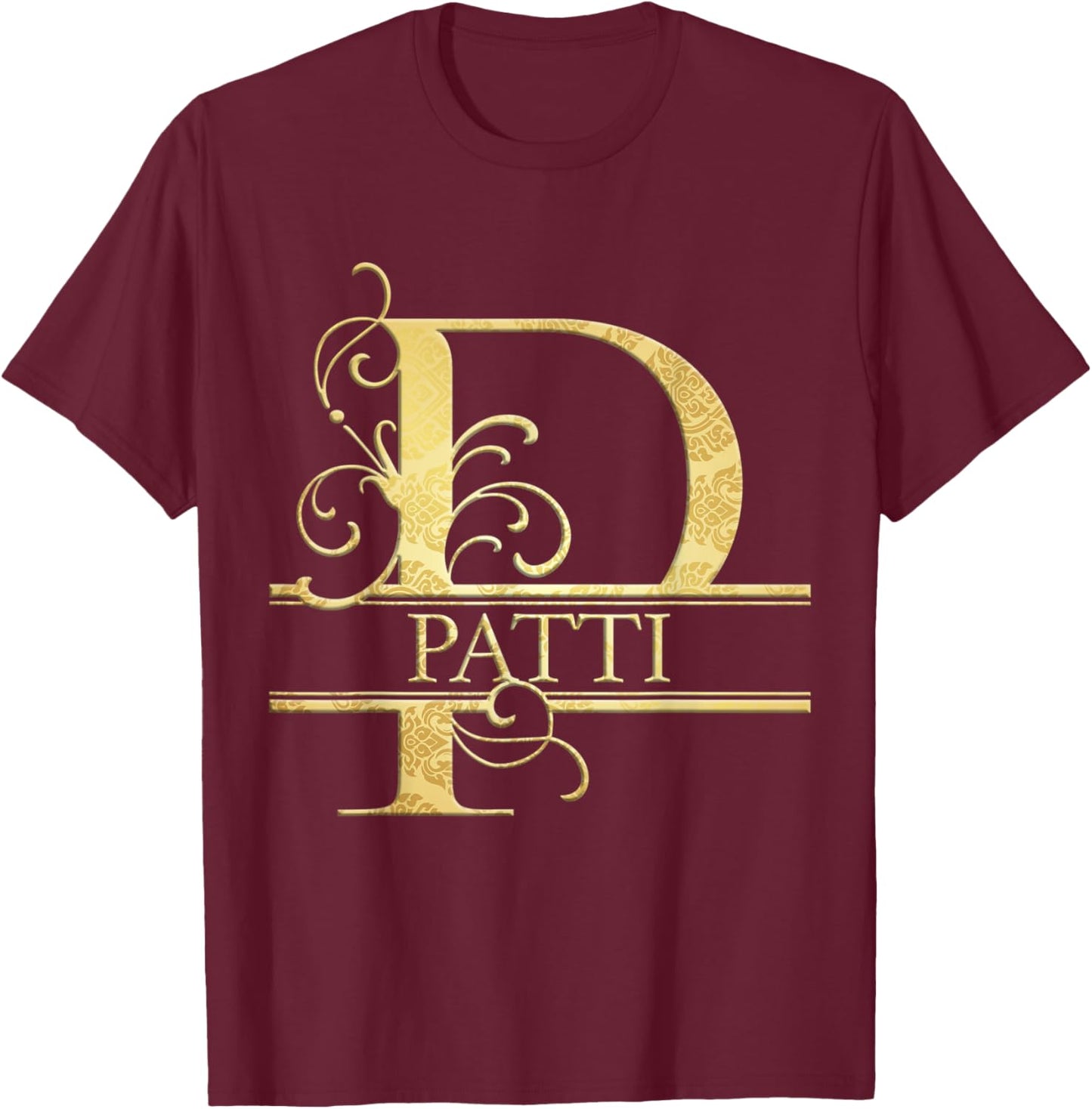 Patti Name T-Shirt - T-Shirt | Maroon