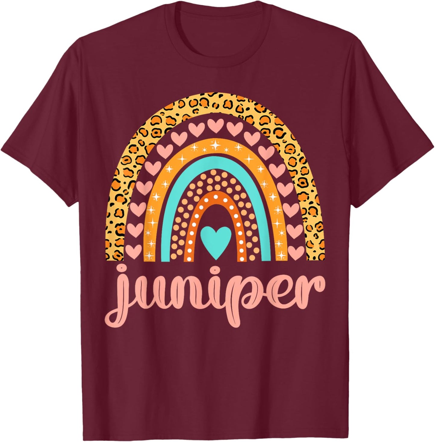 Juniper Juniper Name Birthday Shirt Gift T-Shirt - T-Shirt | Maroon