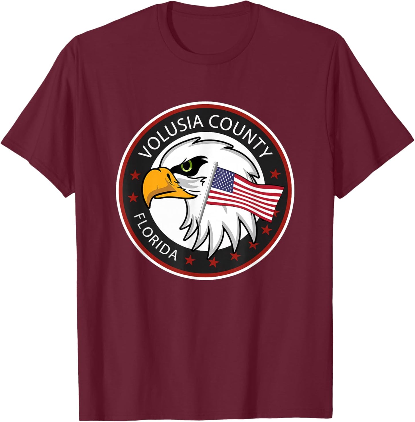 Volusia County Florida T-Shirt - T-Shirt | Maroon