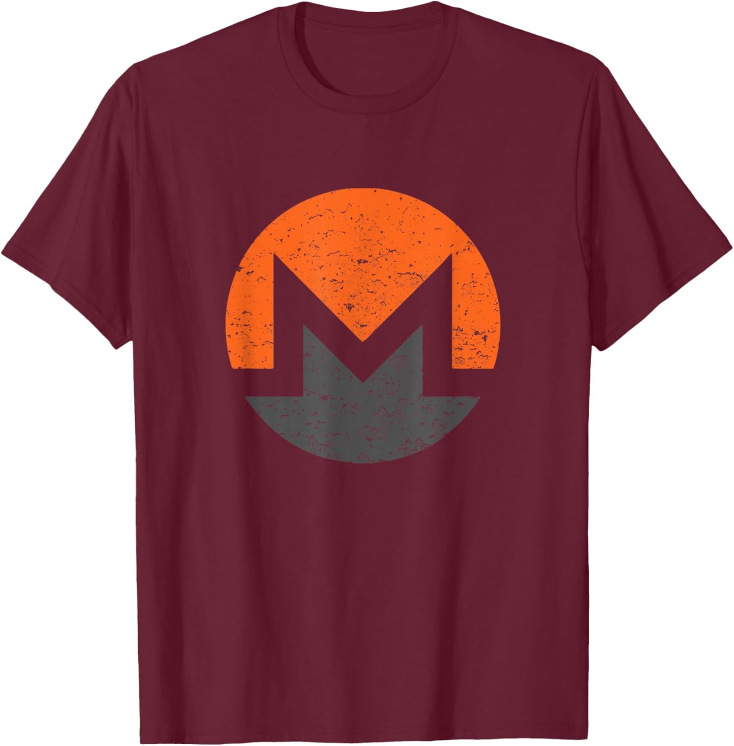Monero Crypto T-Shirt - T-Shirt | Maroon