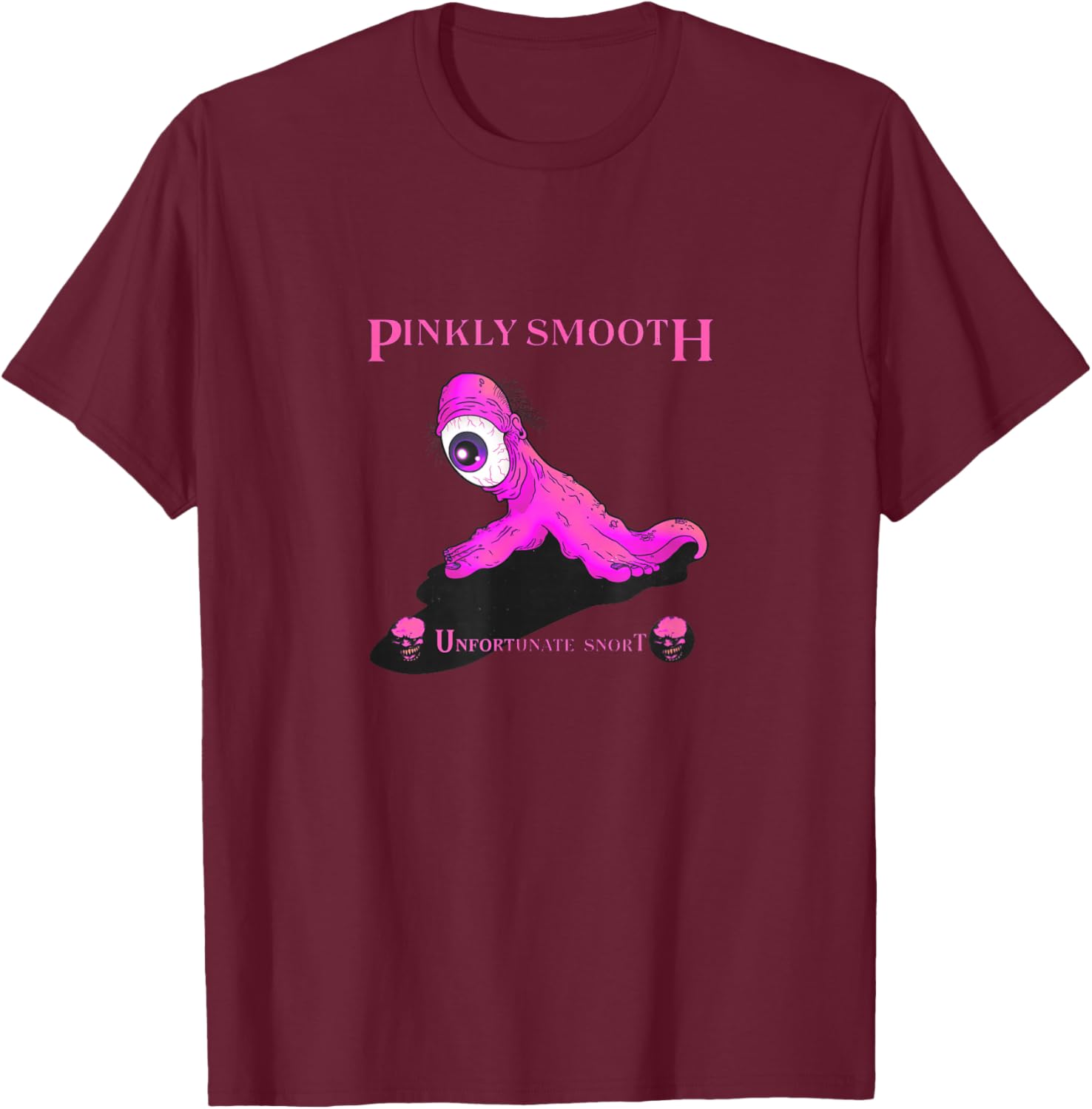 Pinkly Smooth T-Shirt - T-Shirt | Maroon