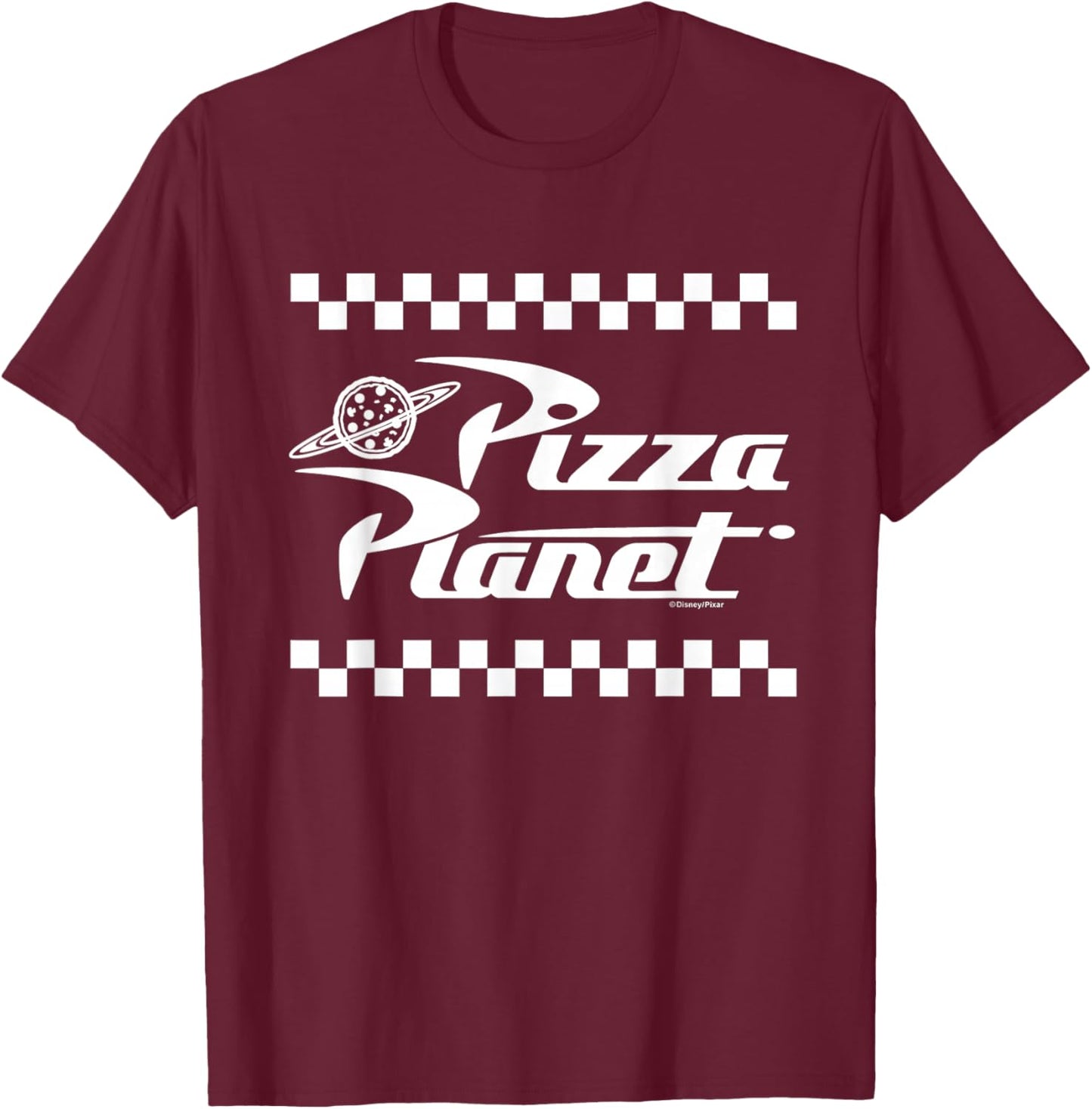 Toy Story - Pizza Planet T-Shirt - T-Shirt | Maroon