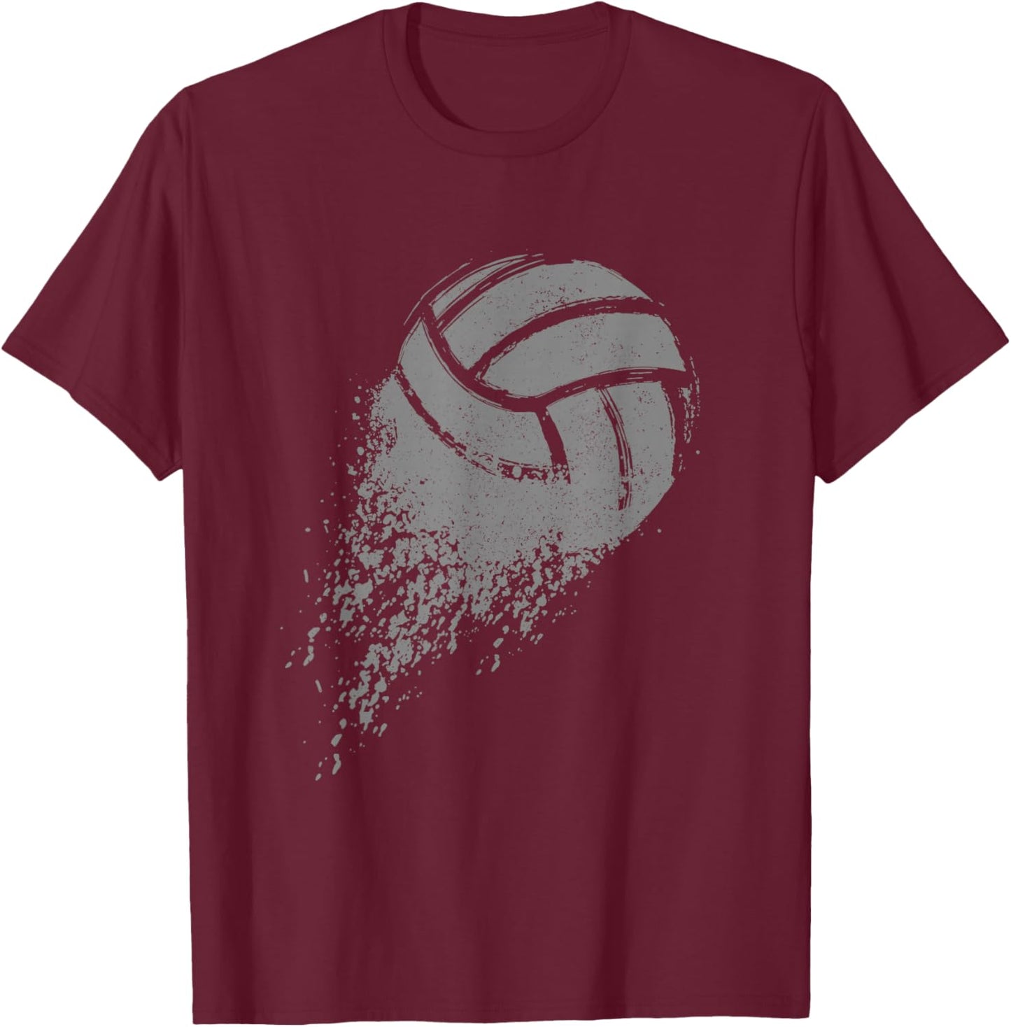 Volleyball Vintage Retro Sport Volleyball Player T-Shirt - T-Shirt | Maroon