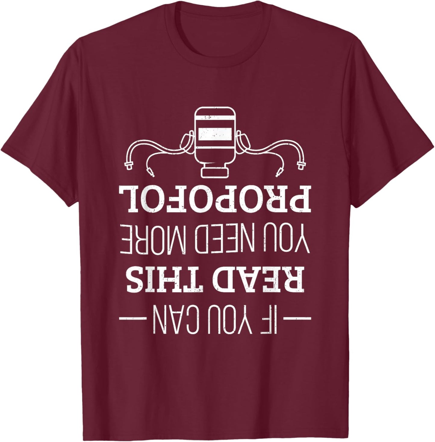 Anesthesia Shirt For Anesthesiologist Nurse CRNA T-Shirt - T-Shirt | Maroon