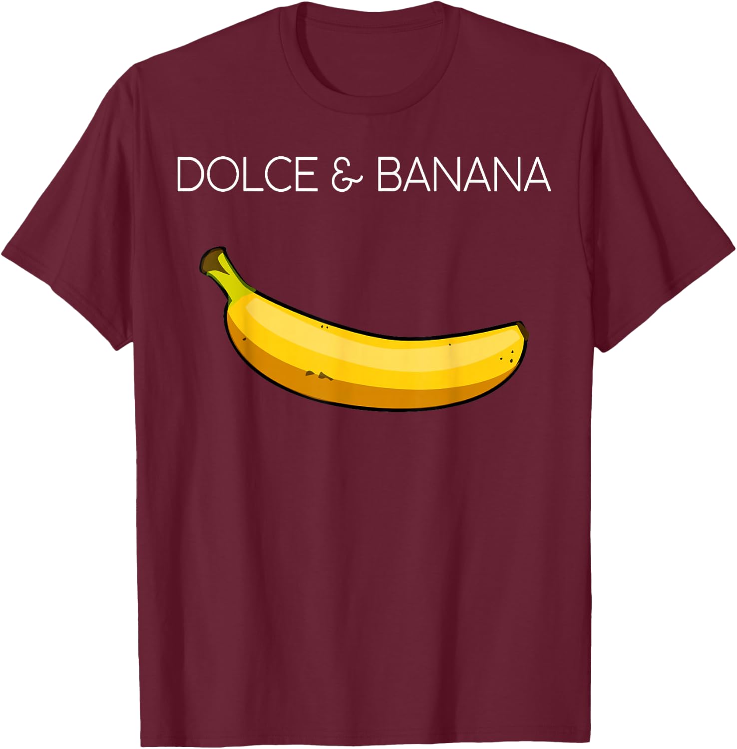 Dolce & Banana T-Shirt - T-Shirt | Maroon