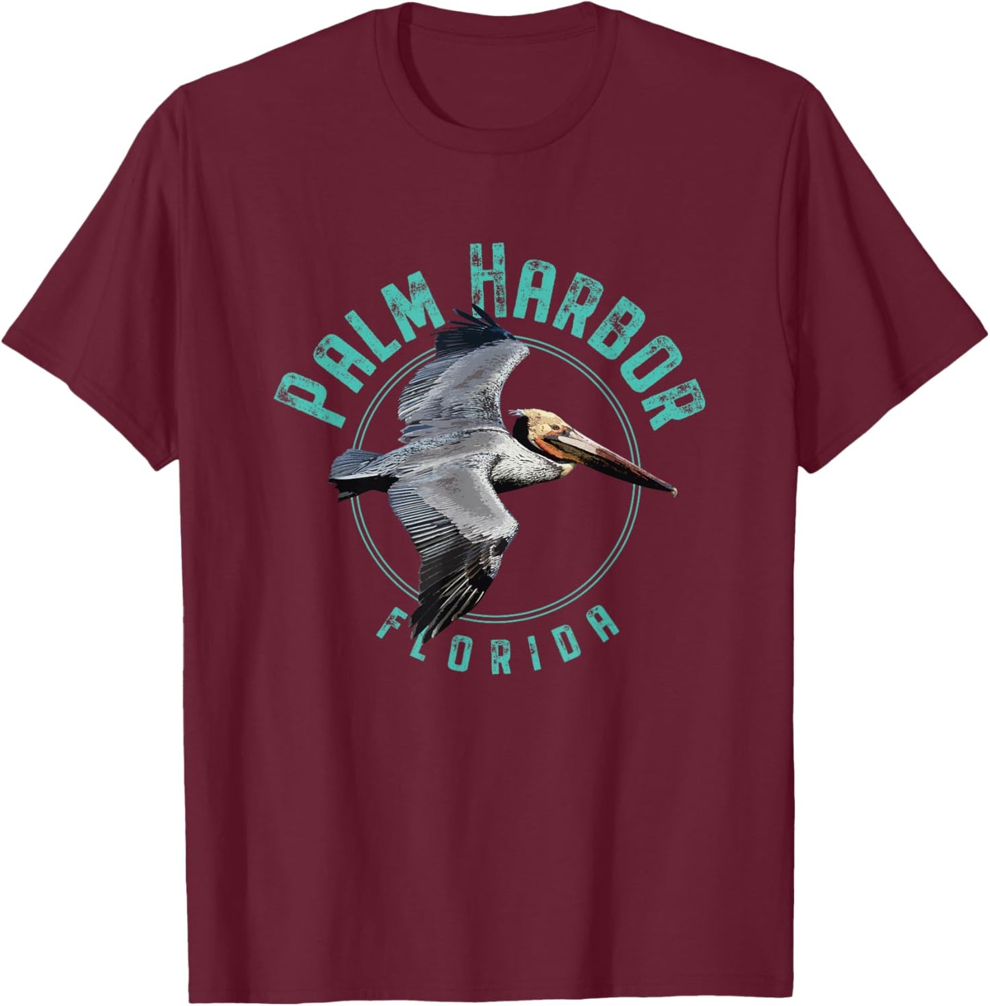 Palm Harbor Florida T-Shirt - T-Shirt | Maroon